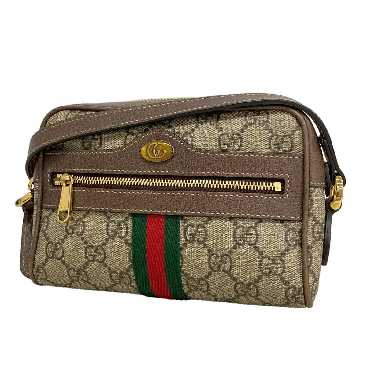 Gucci Brown Pvc Shoulder Bag (Pre-Owned)
