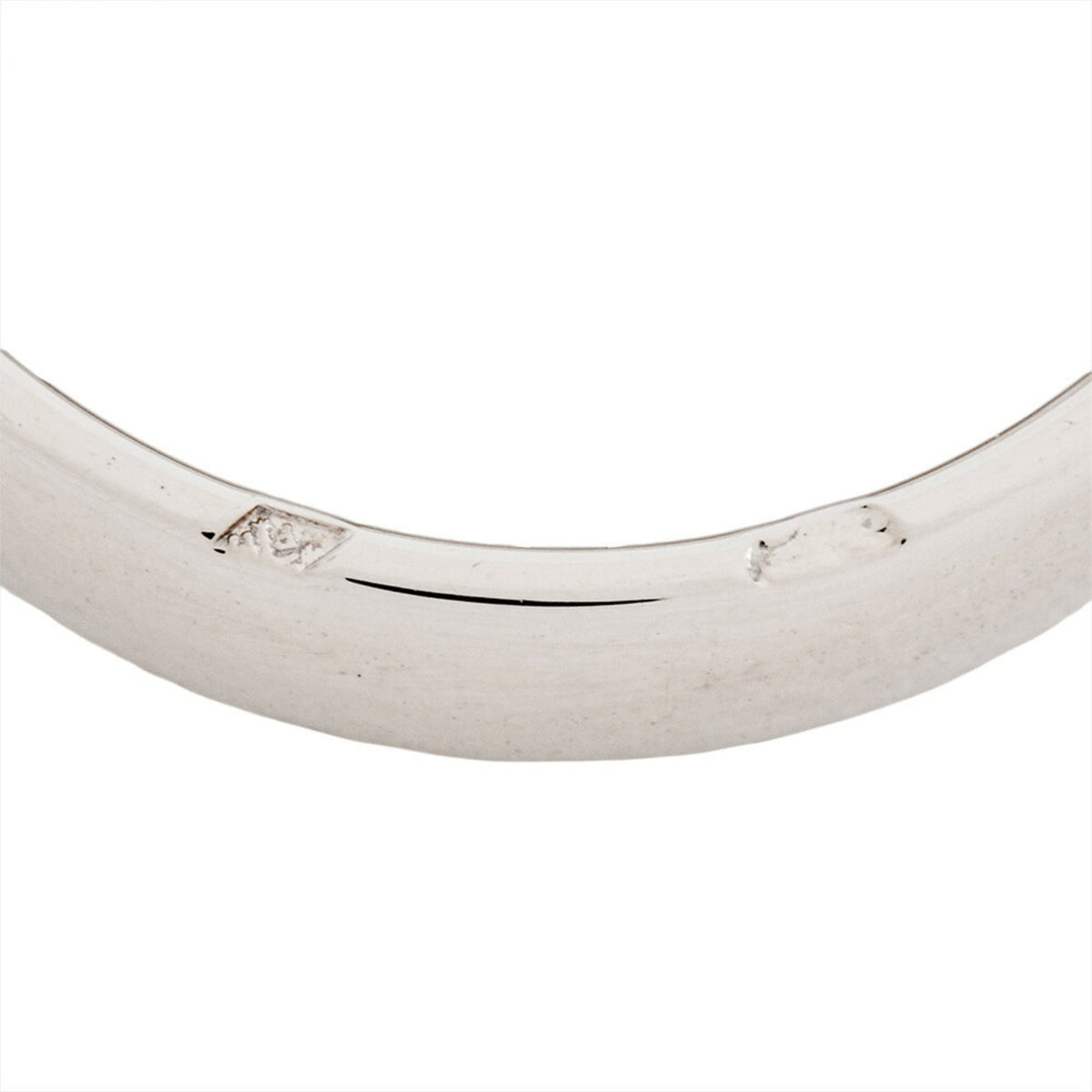 Hermes White Gold (18K) Band Ring (Pre-Owned)