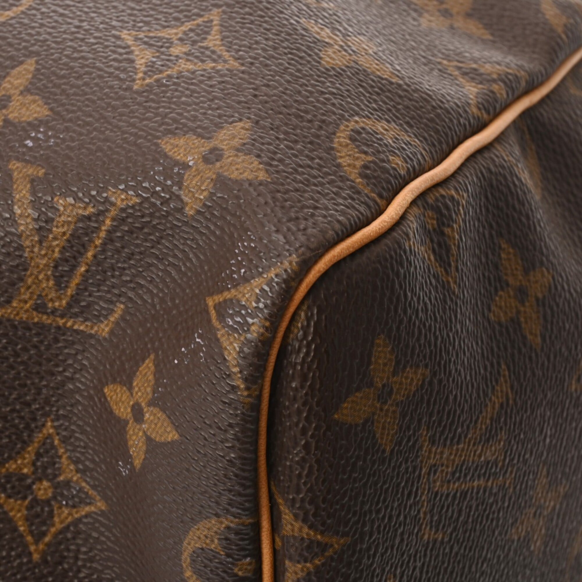 Louis Vuitton Brown Monogram Canvas Boston Bag (Pre-Owned)