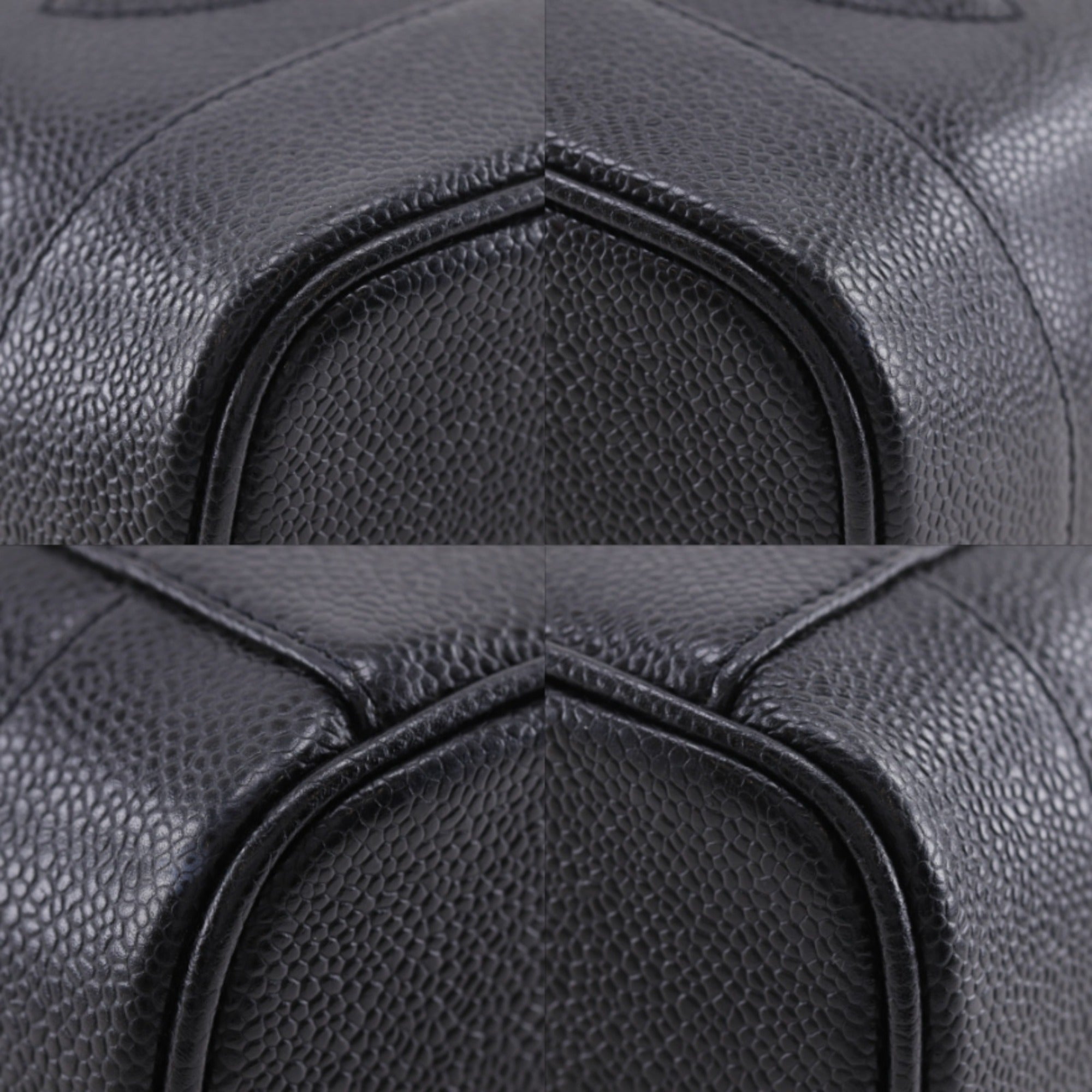 Chanel Black Grained Calfskin Vanity Bag (Pre-Owned)