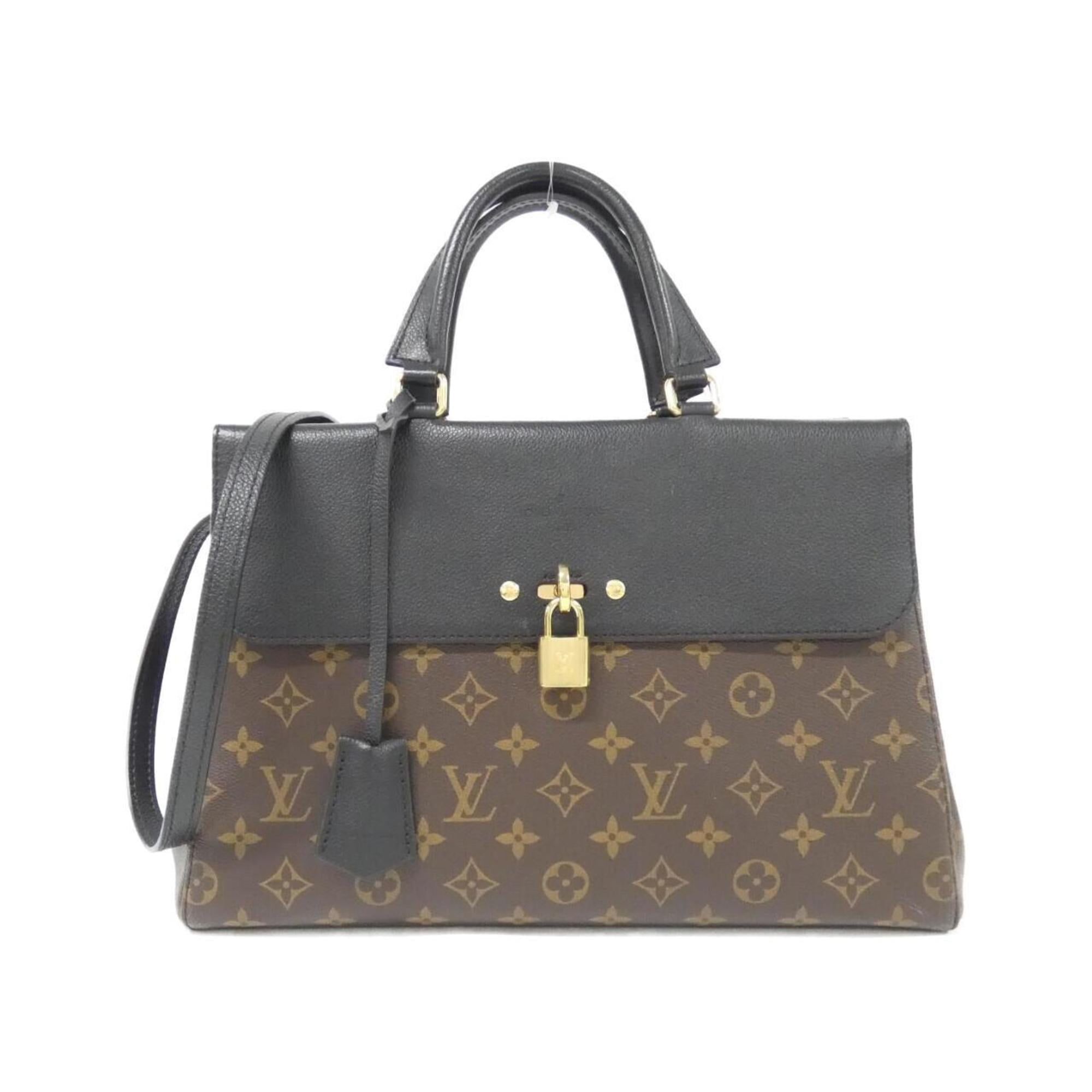 Louis Vuitton Monogram Black Marron Monogram Monogram Leather Handbag (Pre-Owned)