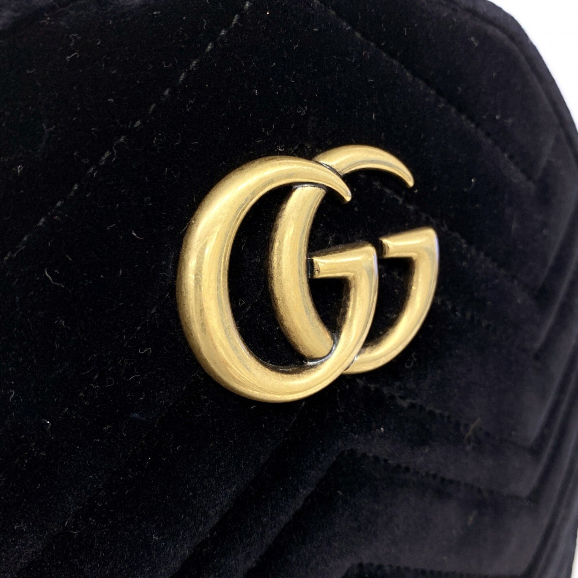 Gucci Black Velvet Backpack (Pre-Owned)
