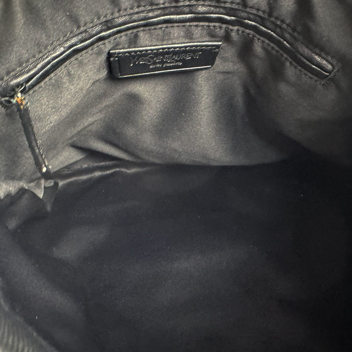 Saint Laurent Black Canvas Handbag (Pre-Owned)
