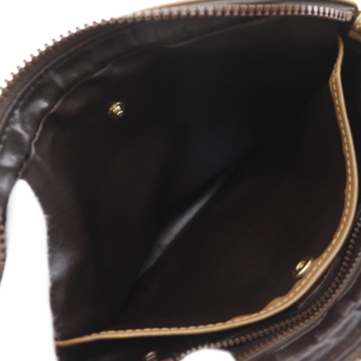 Celine Brown Pvc Clutch Bag (Pre-Owned)