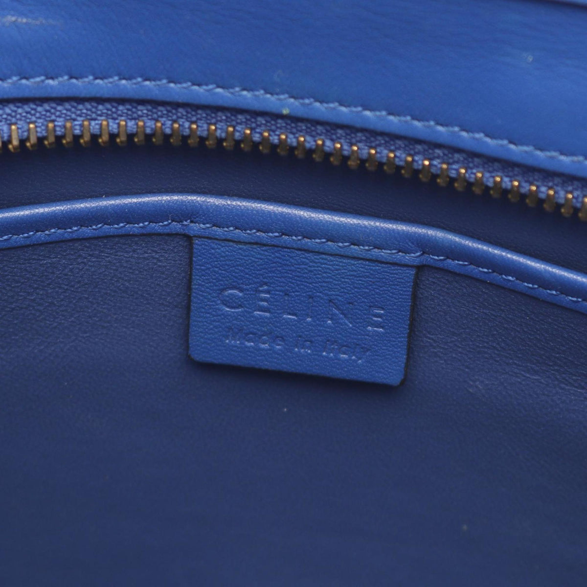 Celine Blue Leather Handbag (Pre-Owned)
