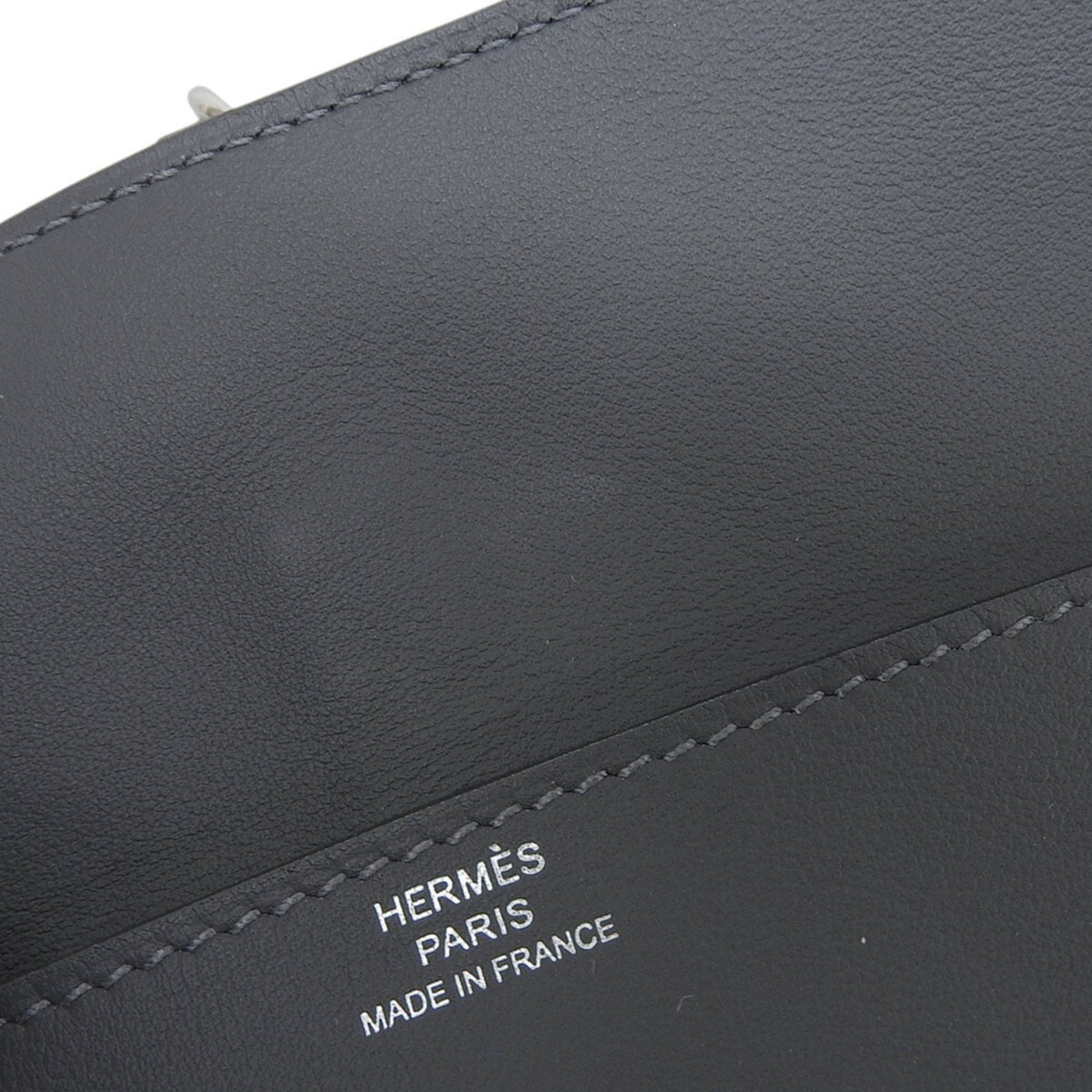Hermes Gray Swift Leather Shoulder Bag (Pre-Owned)