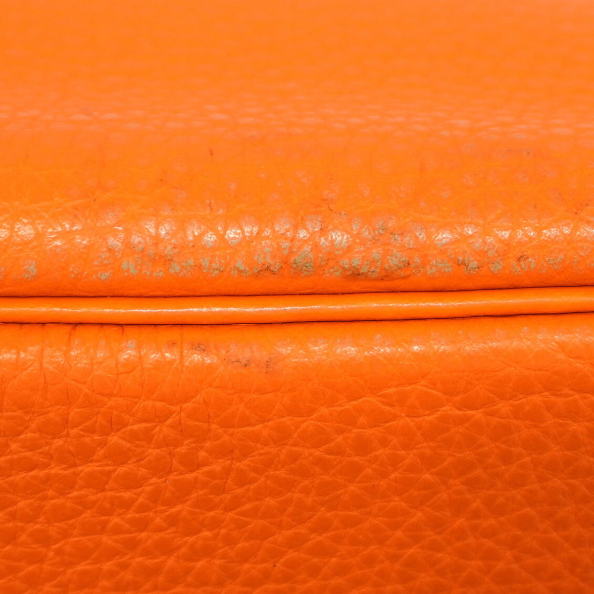 Hermes Orange Togo Leather Handbag (Pre-Owned)