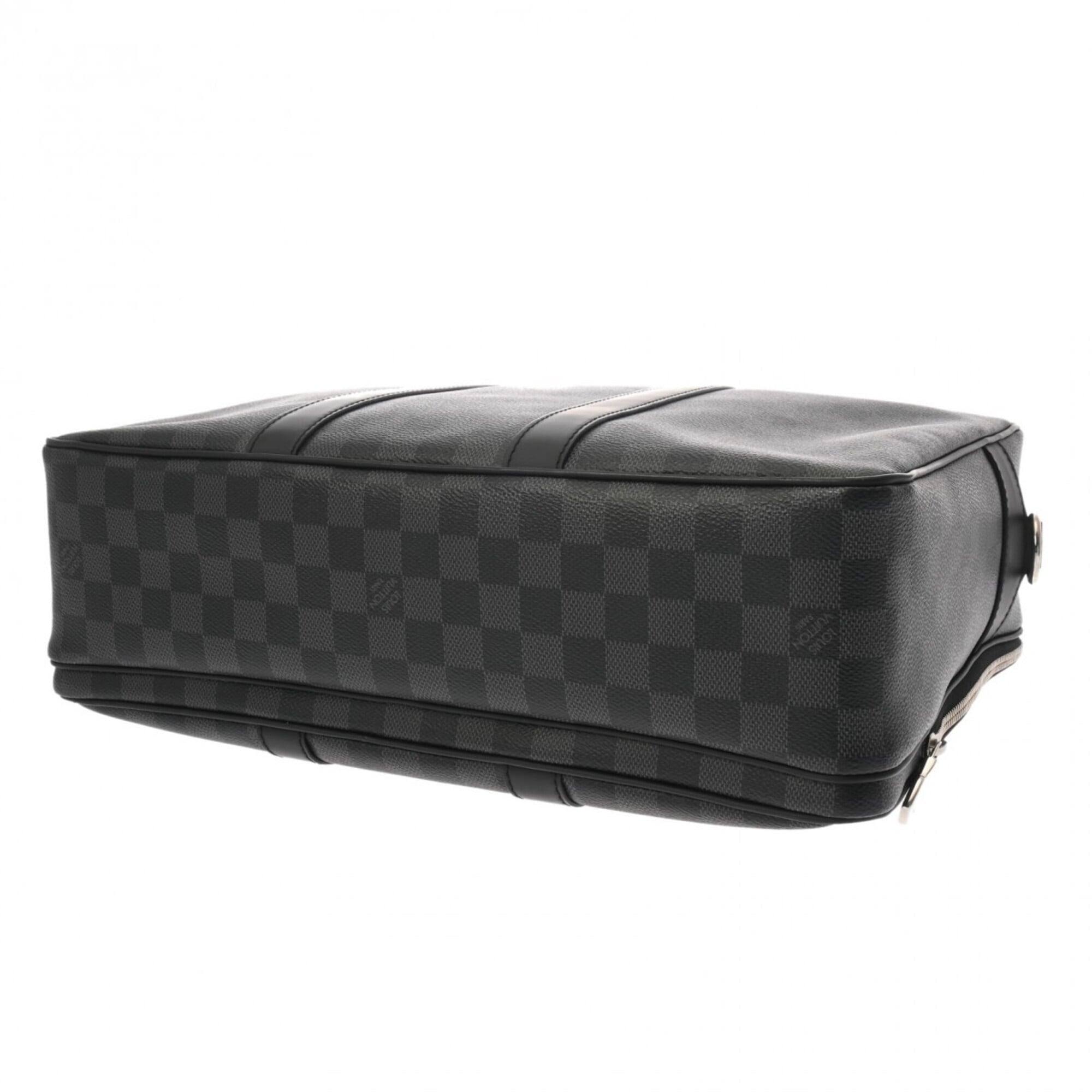 Louis Vuitton Black Damier Canvas Briefcase (Pre-Owned)