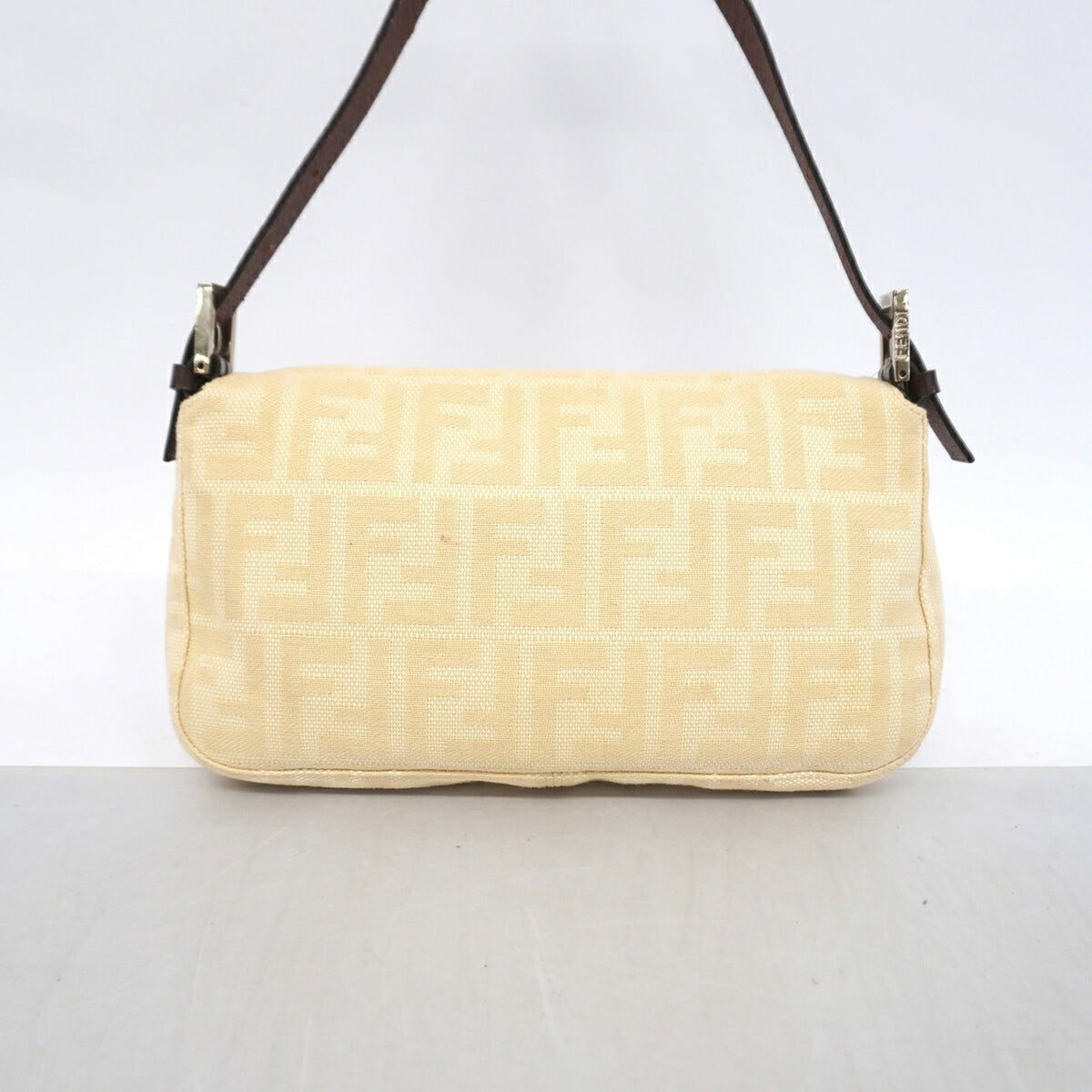 Fendi Beige Cotton Handbag (Pre-Owned)