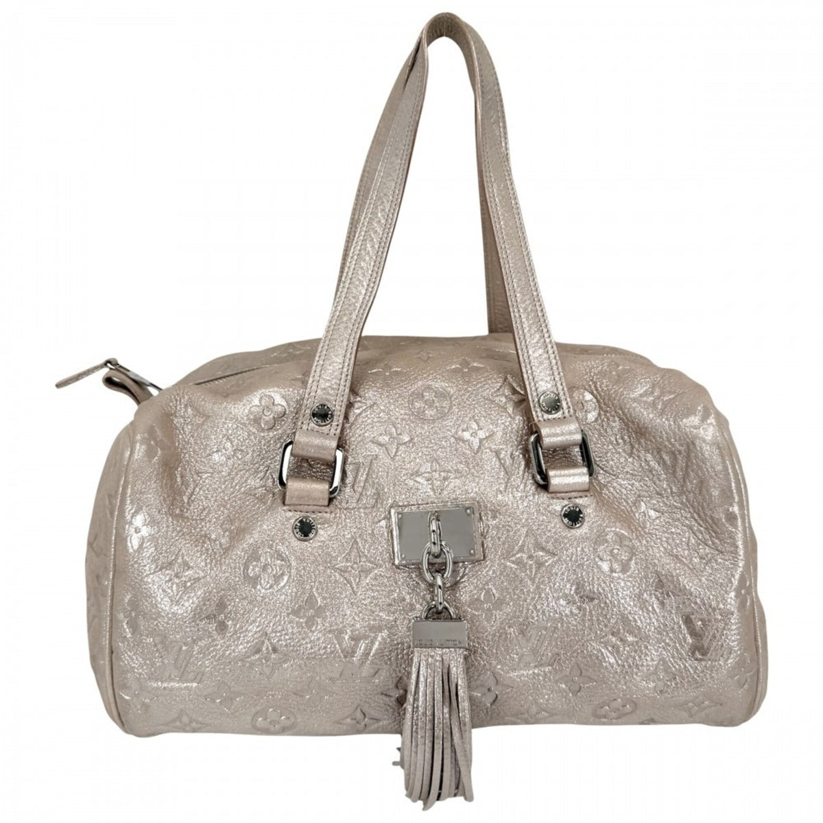 Louis Vuitton Light Pink Monogram Shimmer Handbag Tote Bag (Pre-Owned)