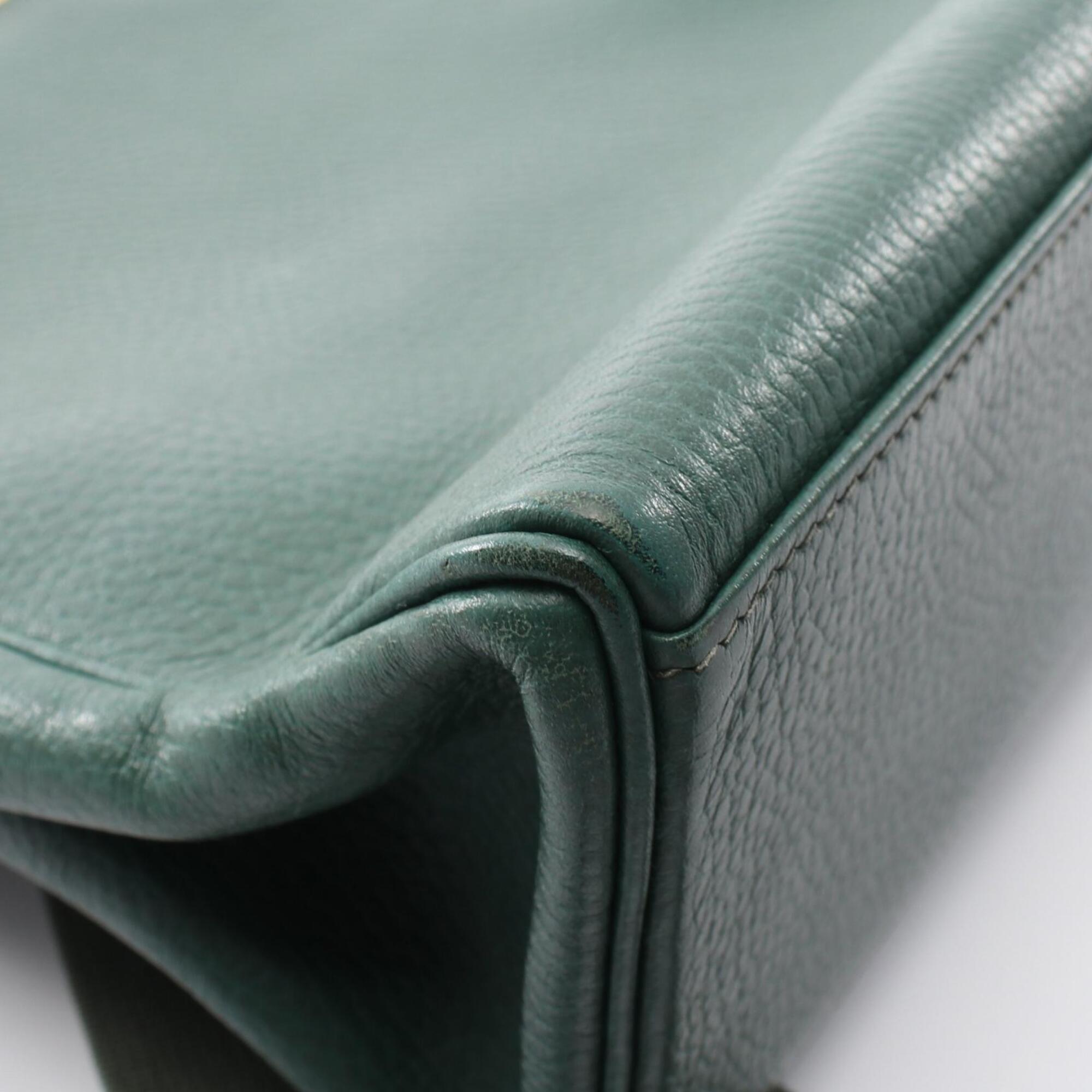 Hermes Green Ardennes Leather Backpack Handbag (Pre-Owned)