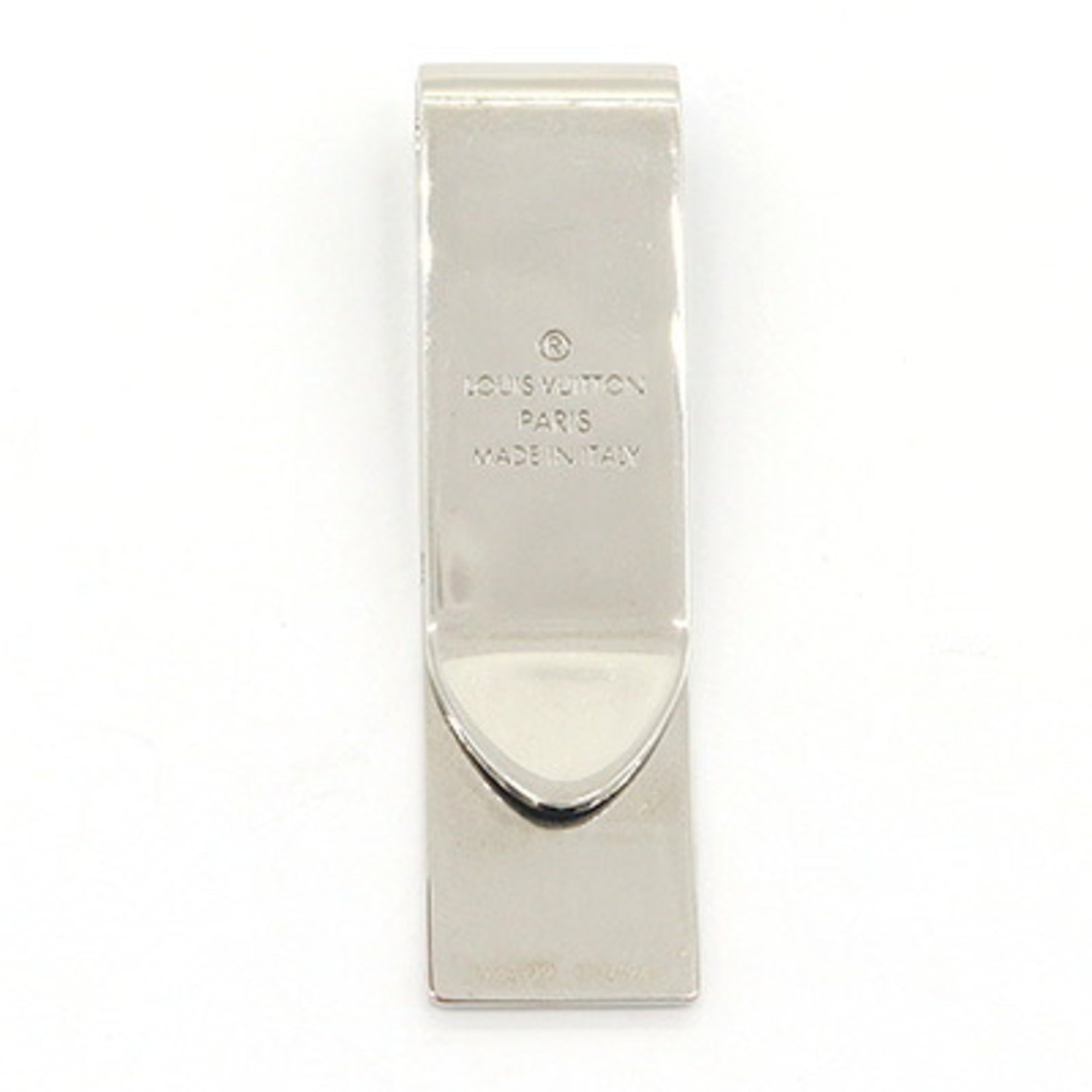 Louis Vuitton Silver Damier Canvas Metal Money Clip (Pre-Owned)
