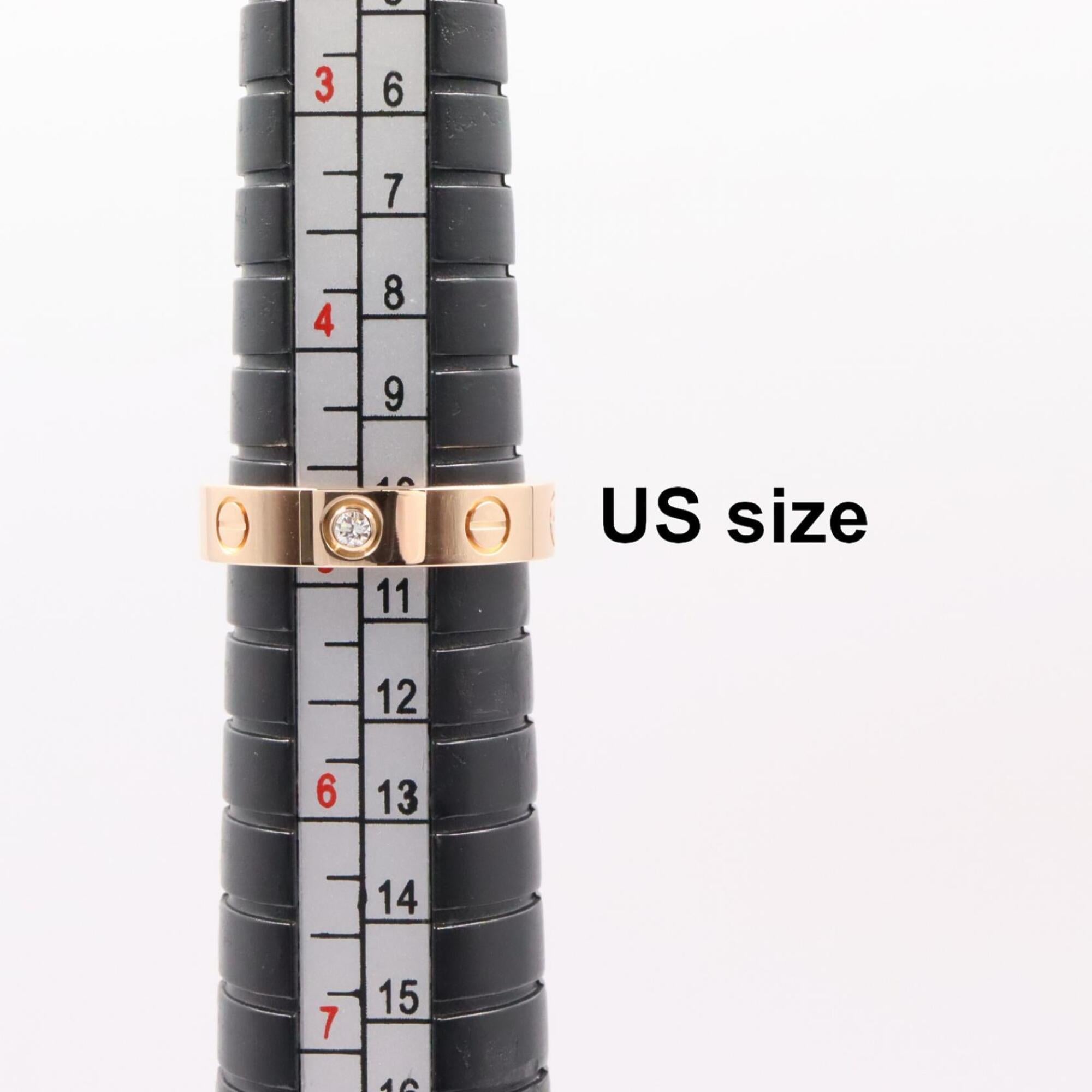 Cartier Gold Clear Pink Gold (18K) Band Ring (Pre-Owned)