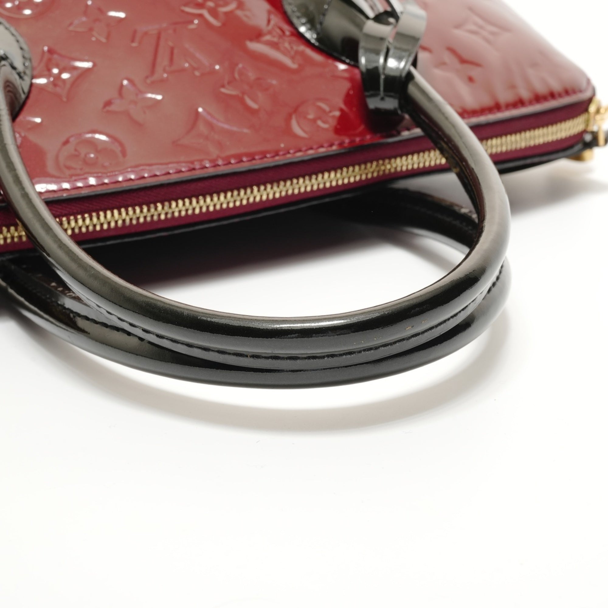 Louis Vuitton Monogram Vernis Red Color Monogram Vernis Handbag (Pre-Owned)