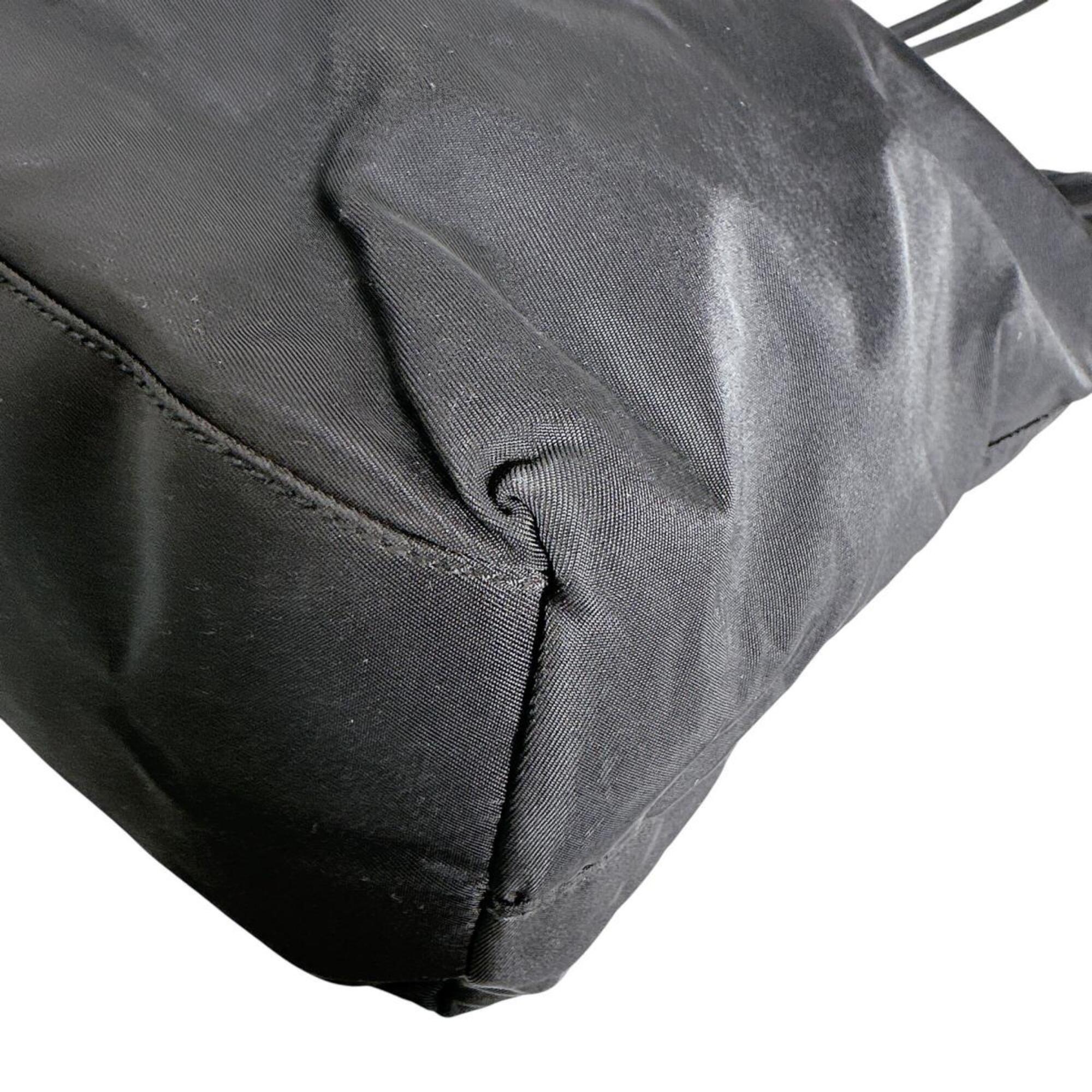Prada Black Nylon Tote Bag (Pre-Owned)