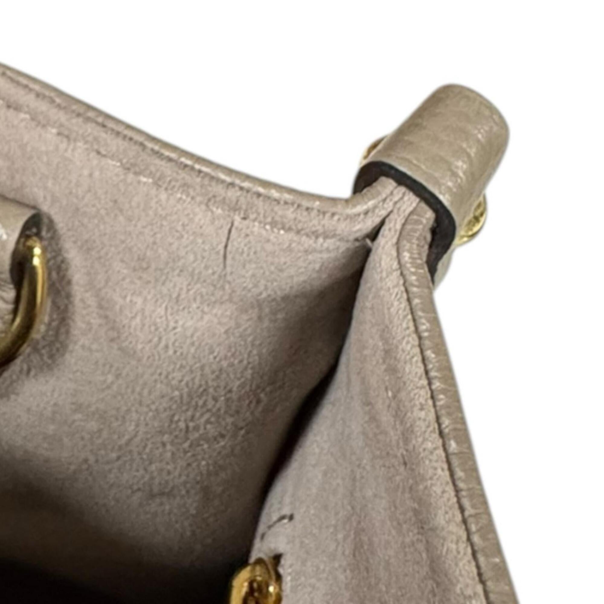 Louis Vuitton Beige Tourterelle Monogram Empreinte Shoulder Bag (Pre-Owned)
