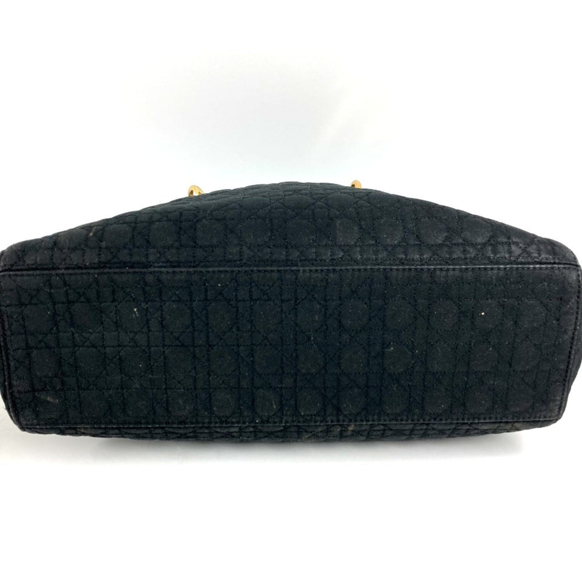 Christian Dior Black Nylon Canvas Handbag Tote Bag (Pre-Owned)