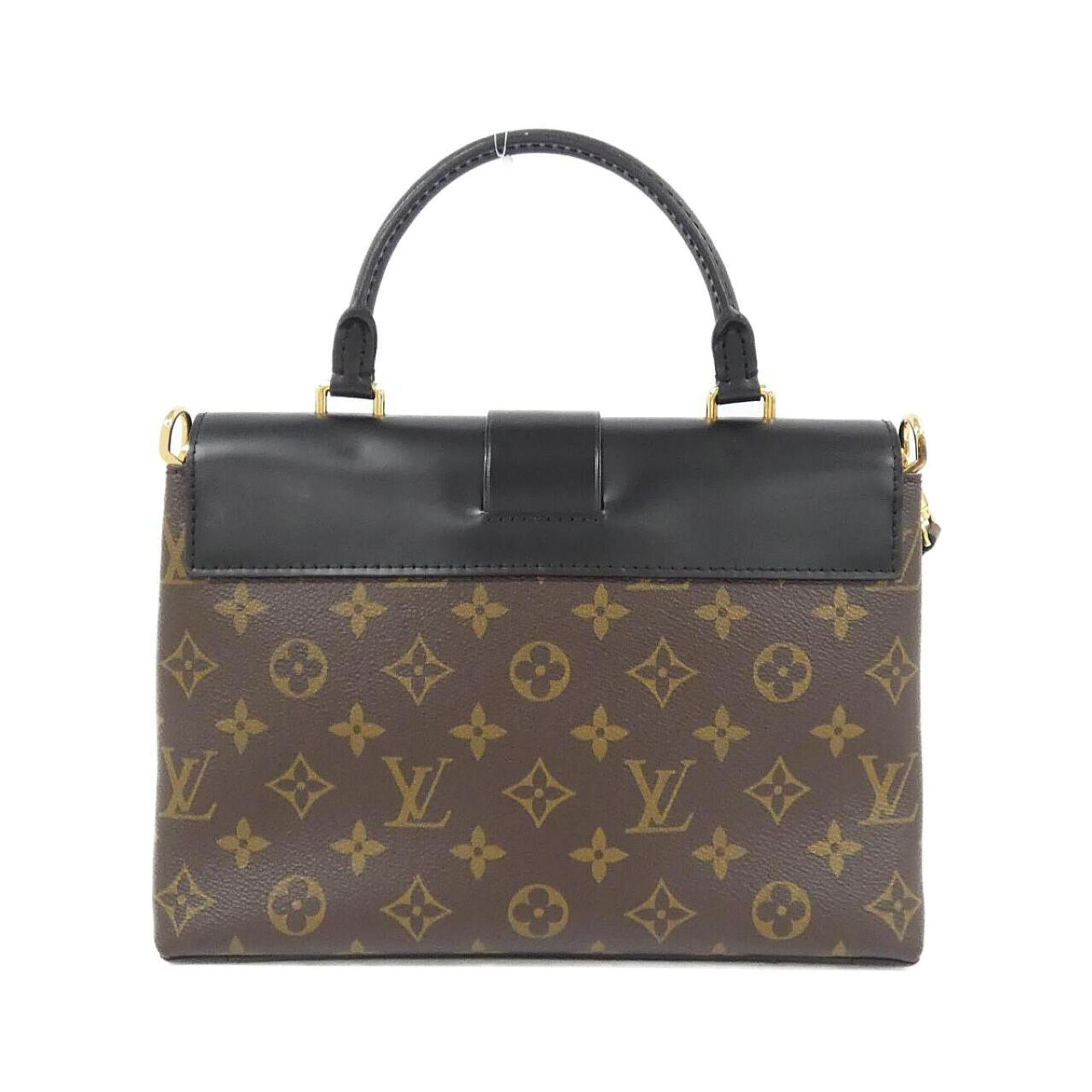 Louis Vuitton Black Marron Monogram Coated Canvas Handbag (Pre-Owned)
