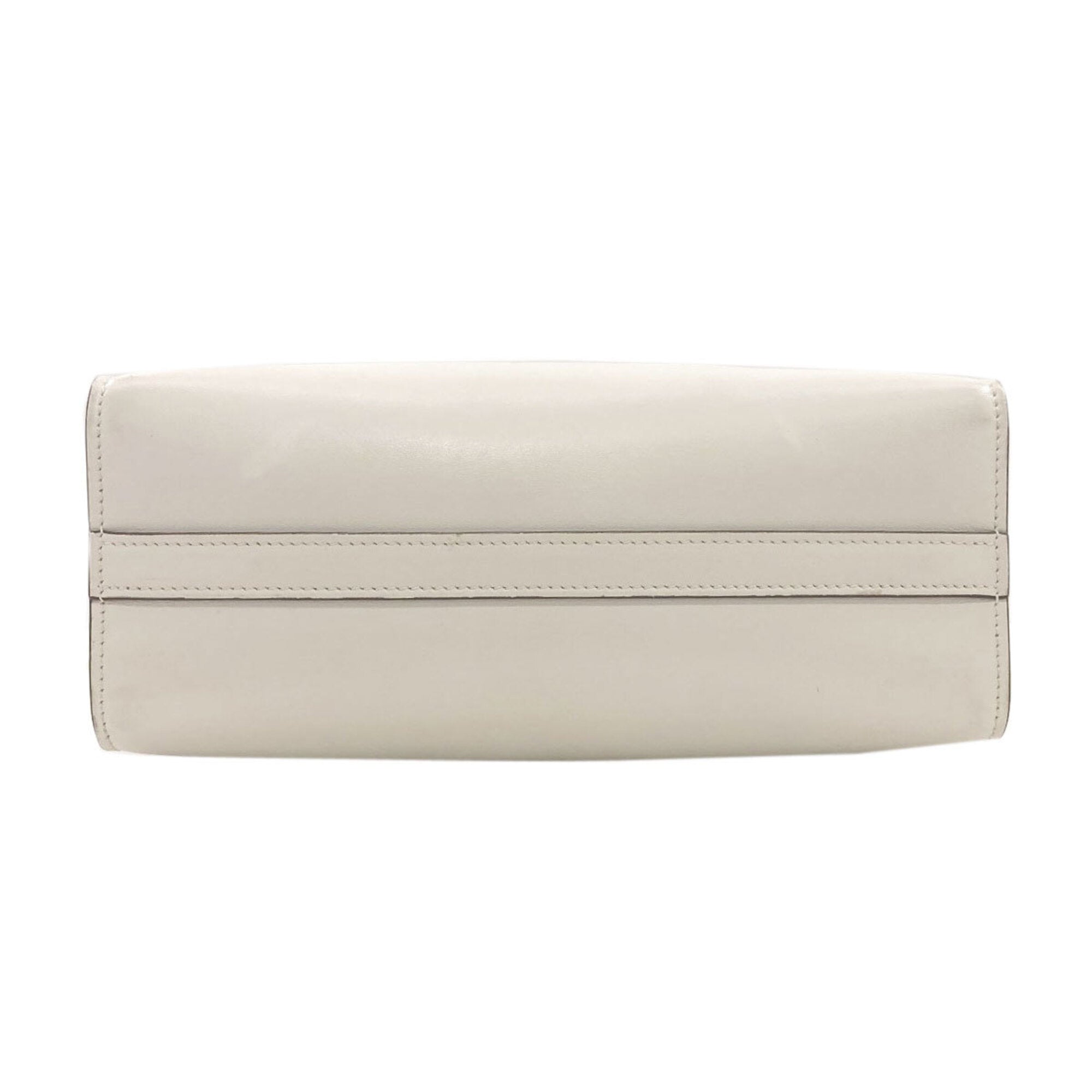 Prada White Leather Handbag (Pre-Owned)