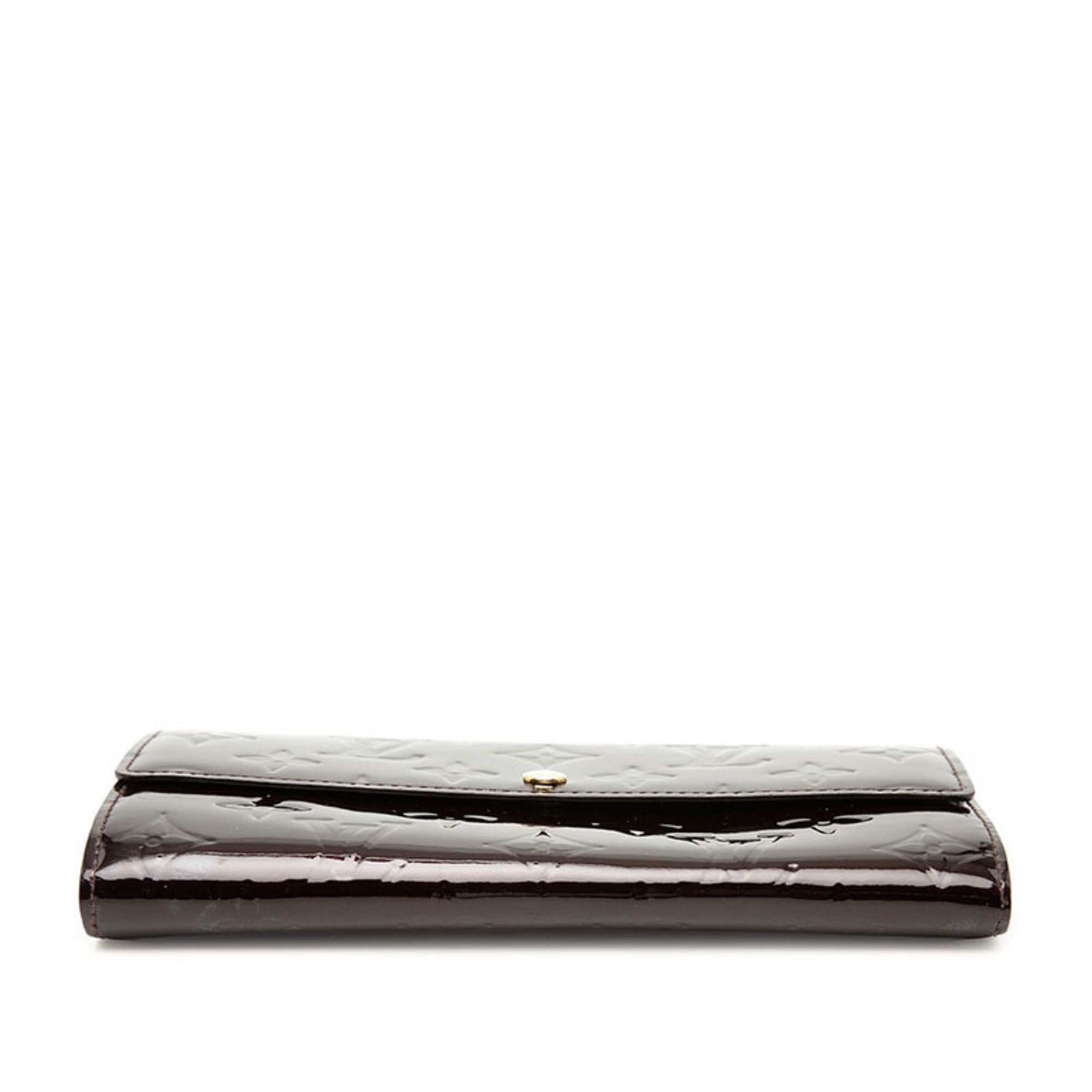 Louis Vuitton Amarante Patent Leather Long Wallet (Bi-Fold) (Pre-Owned)