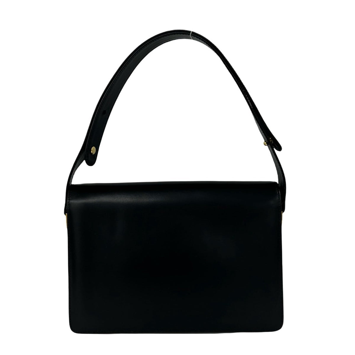 Gucci Black Leather Handbag Shoulder Bag (Pre-Owned)