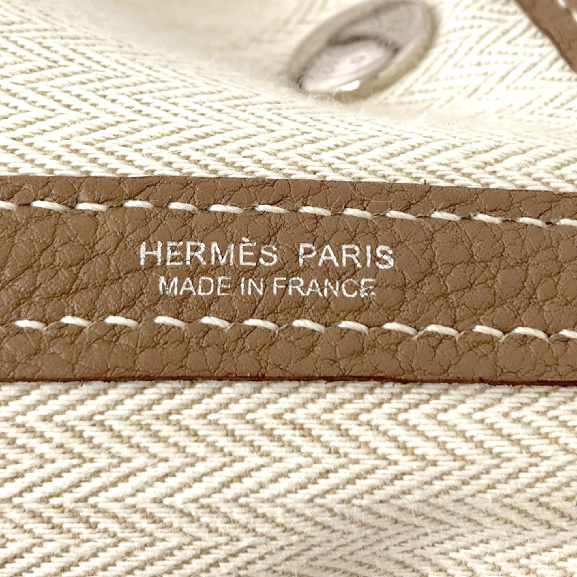 Hermes Etoupe Gray Negonda Leather Tote Bag (Pre-Owned)