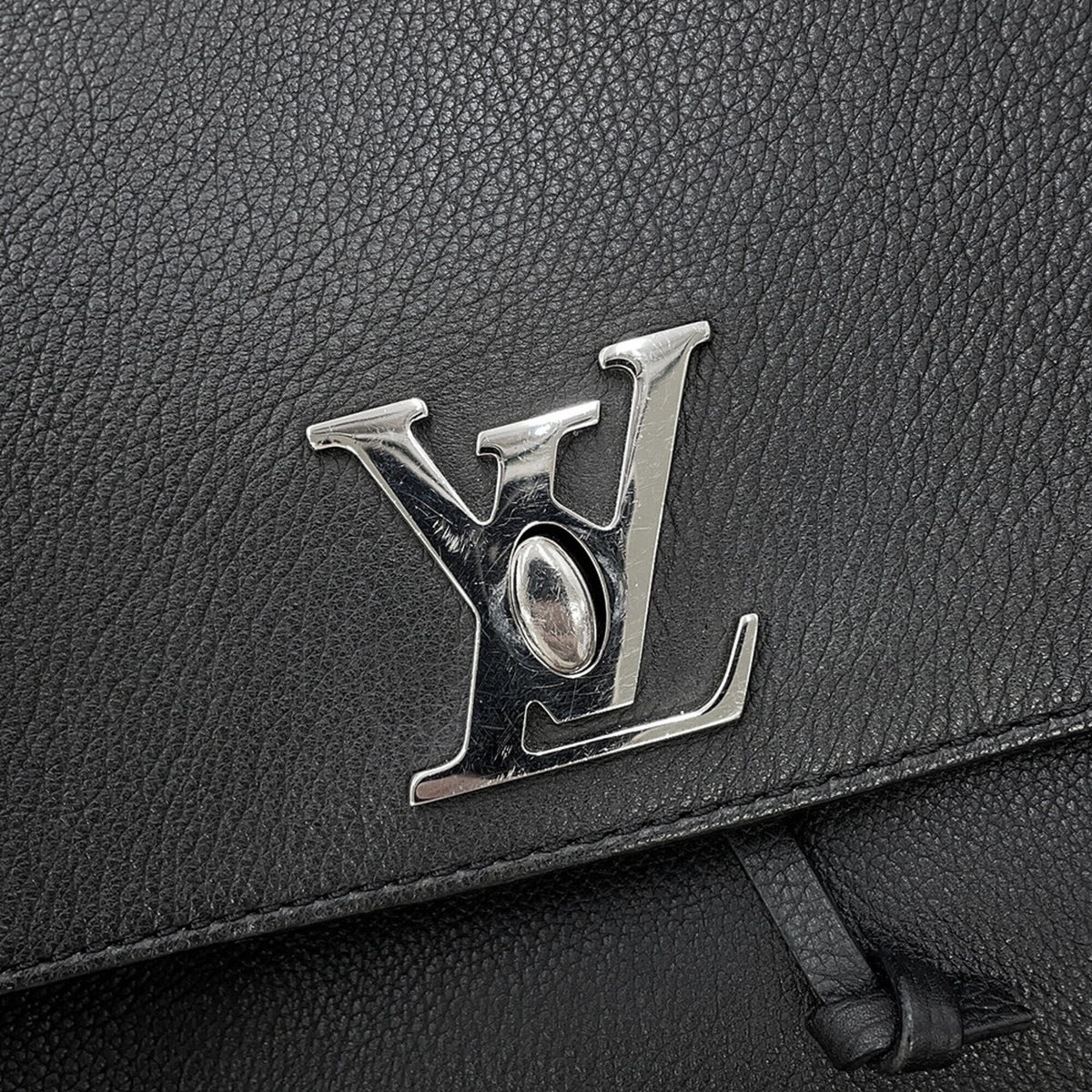 Louis Vuitton Black Noir Backpack Handbag (Pre-Owned)