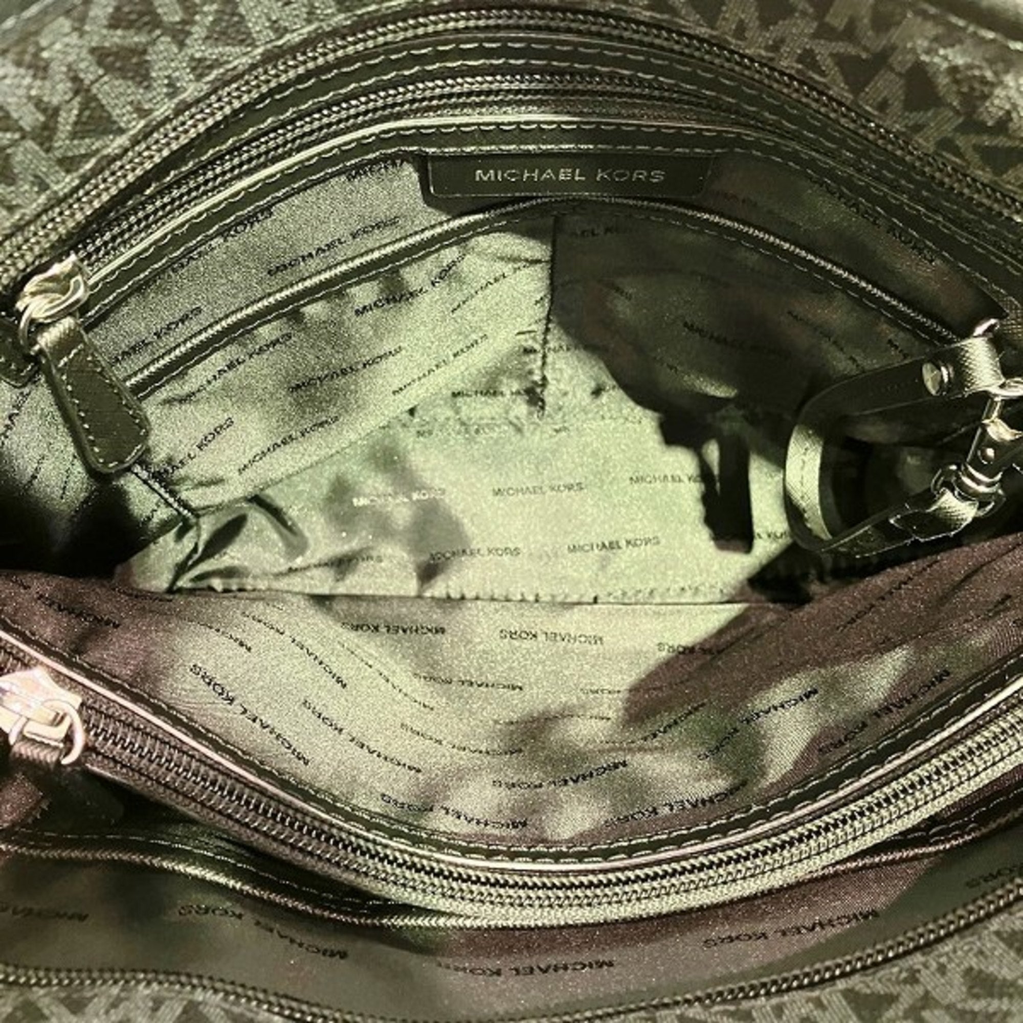 Michael Kors Black Pvc Handbag Tote Bag (Pre-Owned)