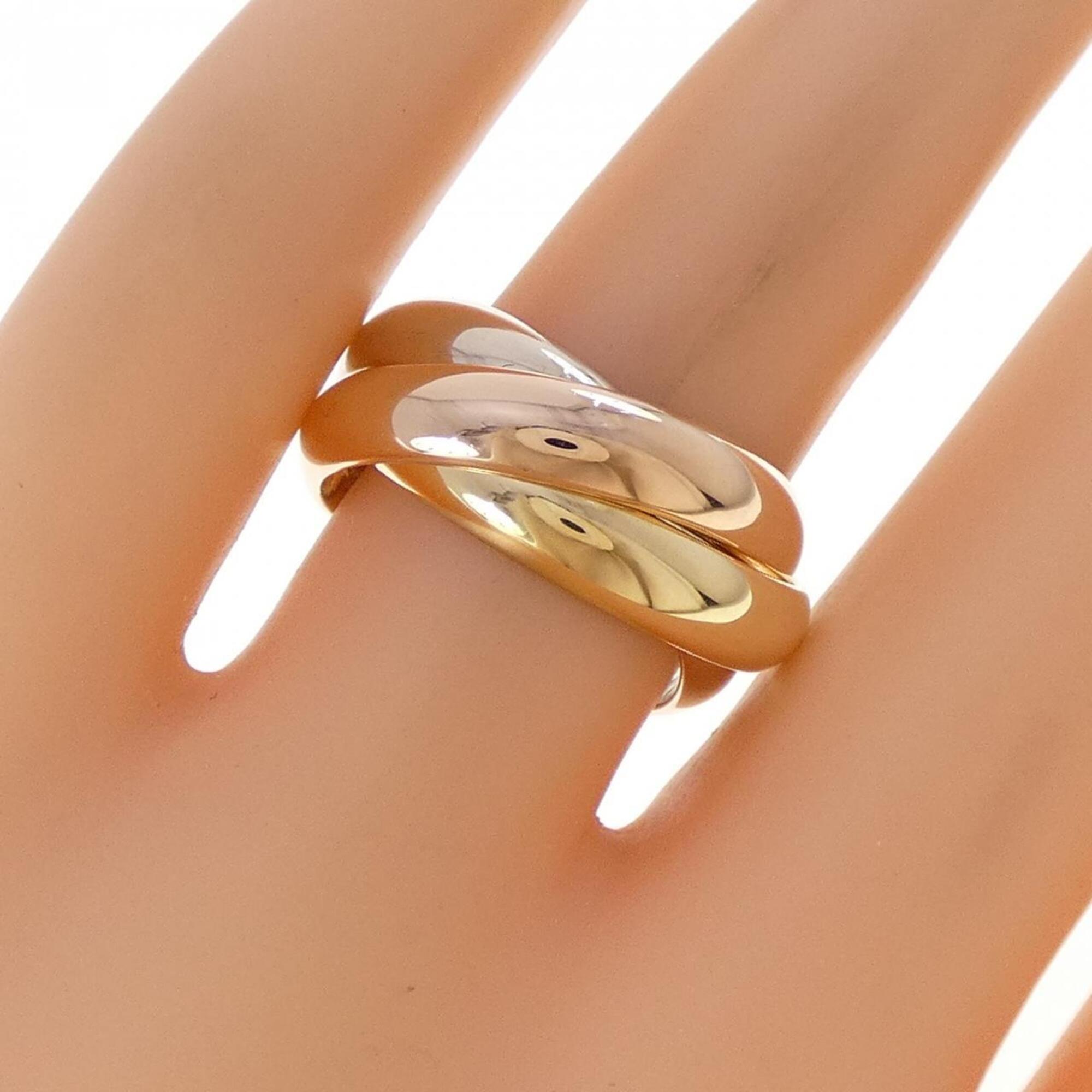 Cartier Pink Gold White Gold Yellow Gold Yellow Gold (18K) Pink Gold (18K) White Gold (18K) Band Ring (Pre-Owned)