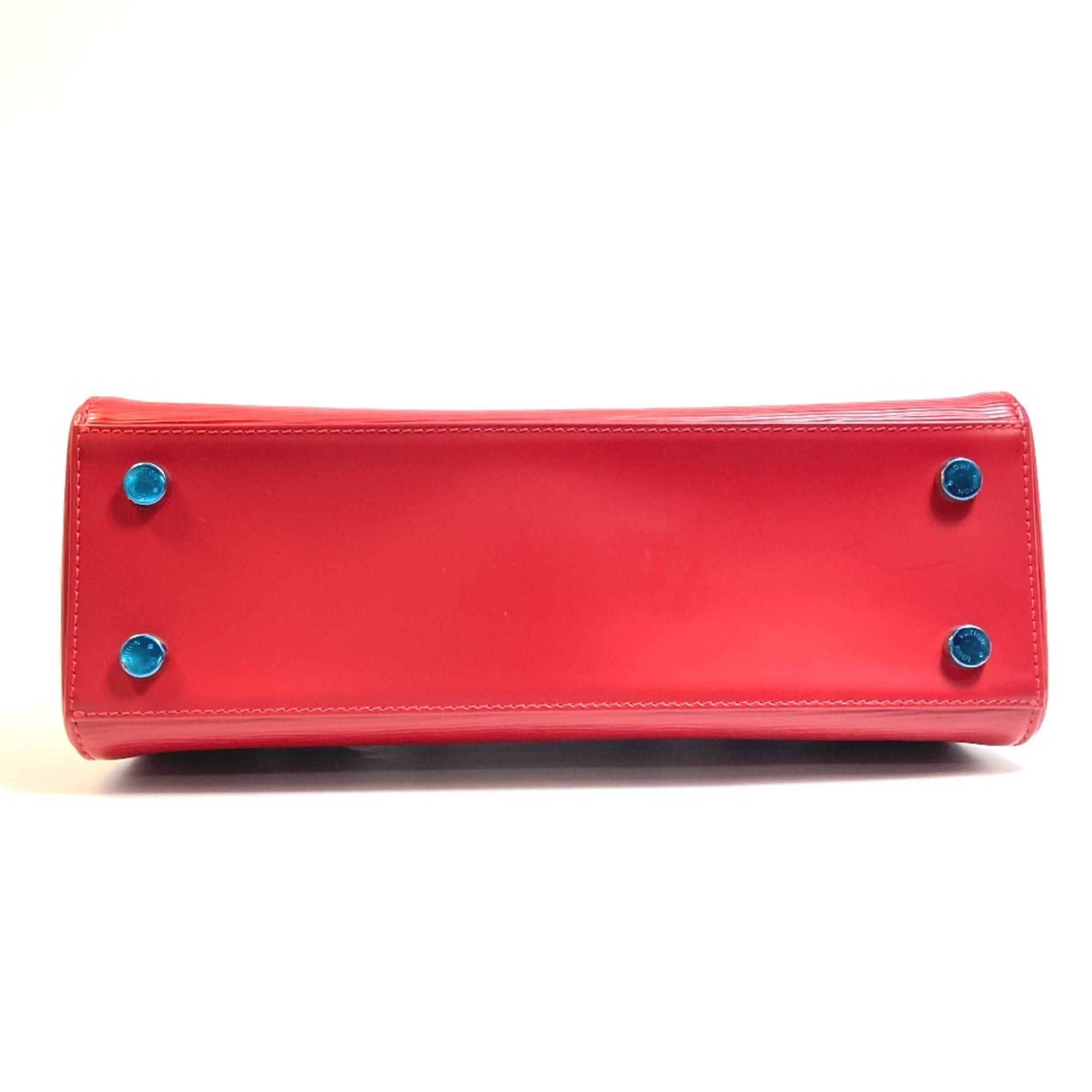 Louis Vuitton Red Leather Handbag (Pre-Owned)