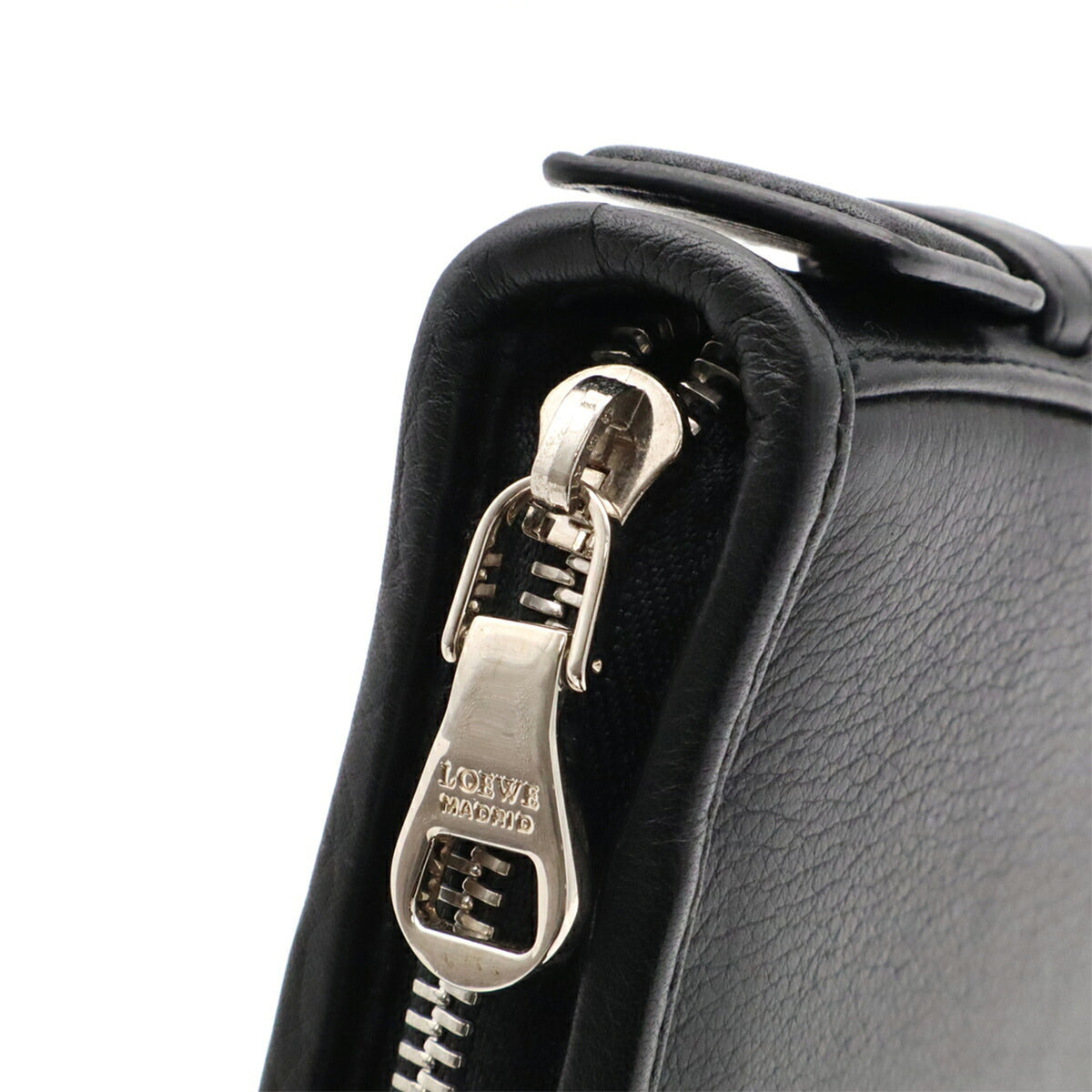 Loewe Black Leather Coin Purse/Coin Case (Pre-Owned)