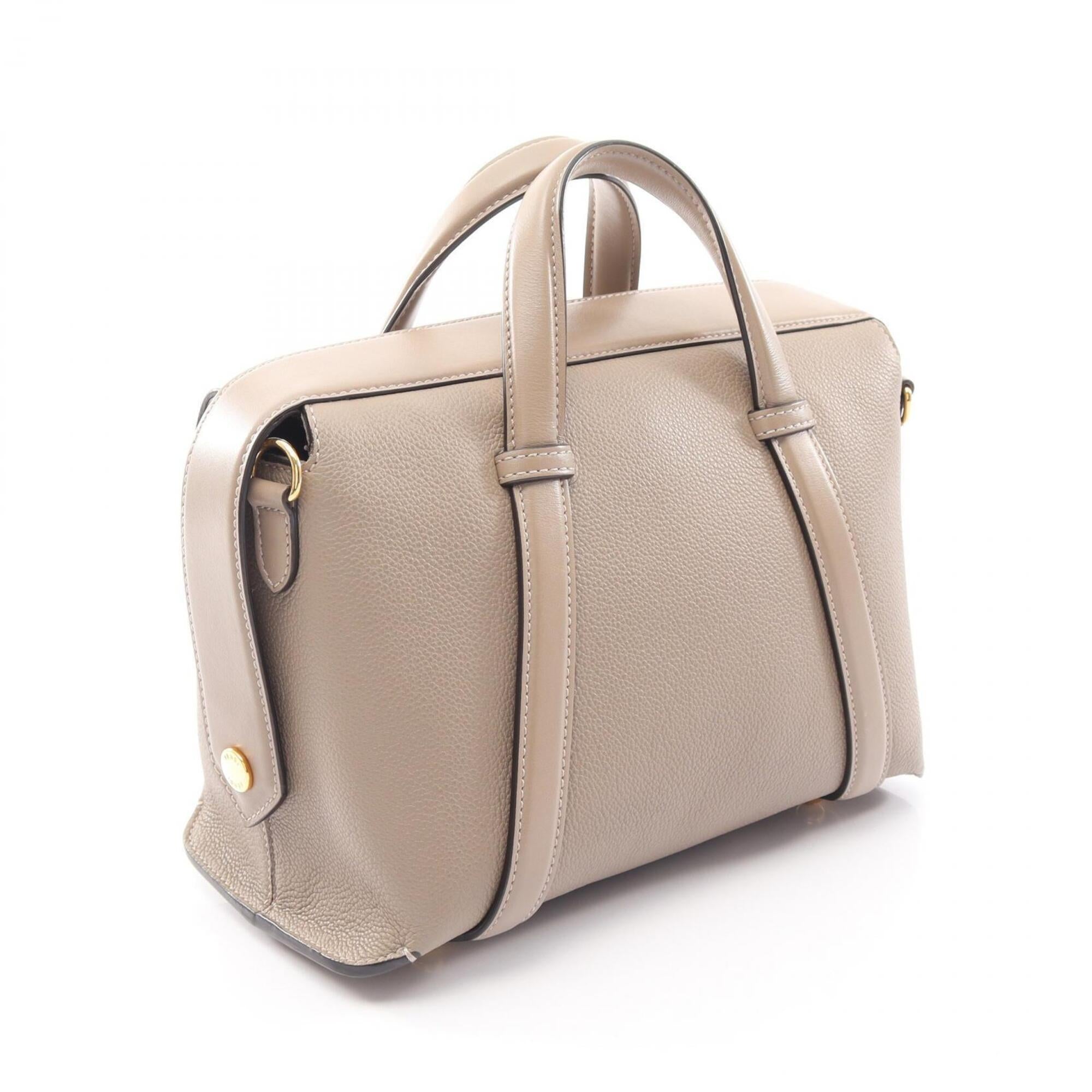 Fendi Beige Leather Handbag (Pre-Owned)
