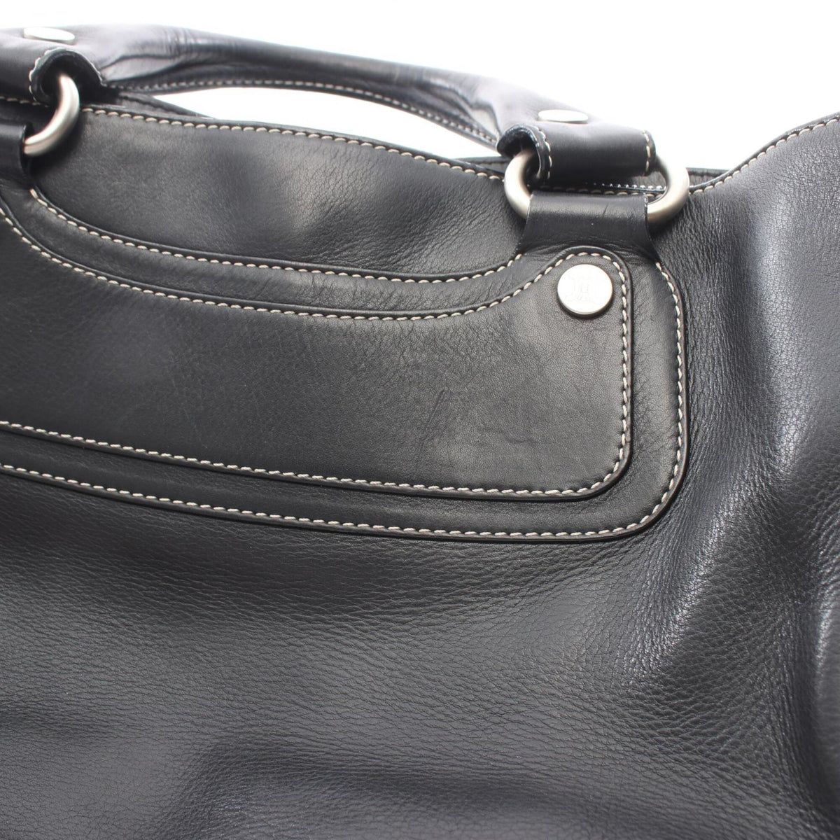 Celine Black Leather Handbag (Pre-Owned)