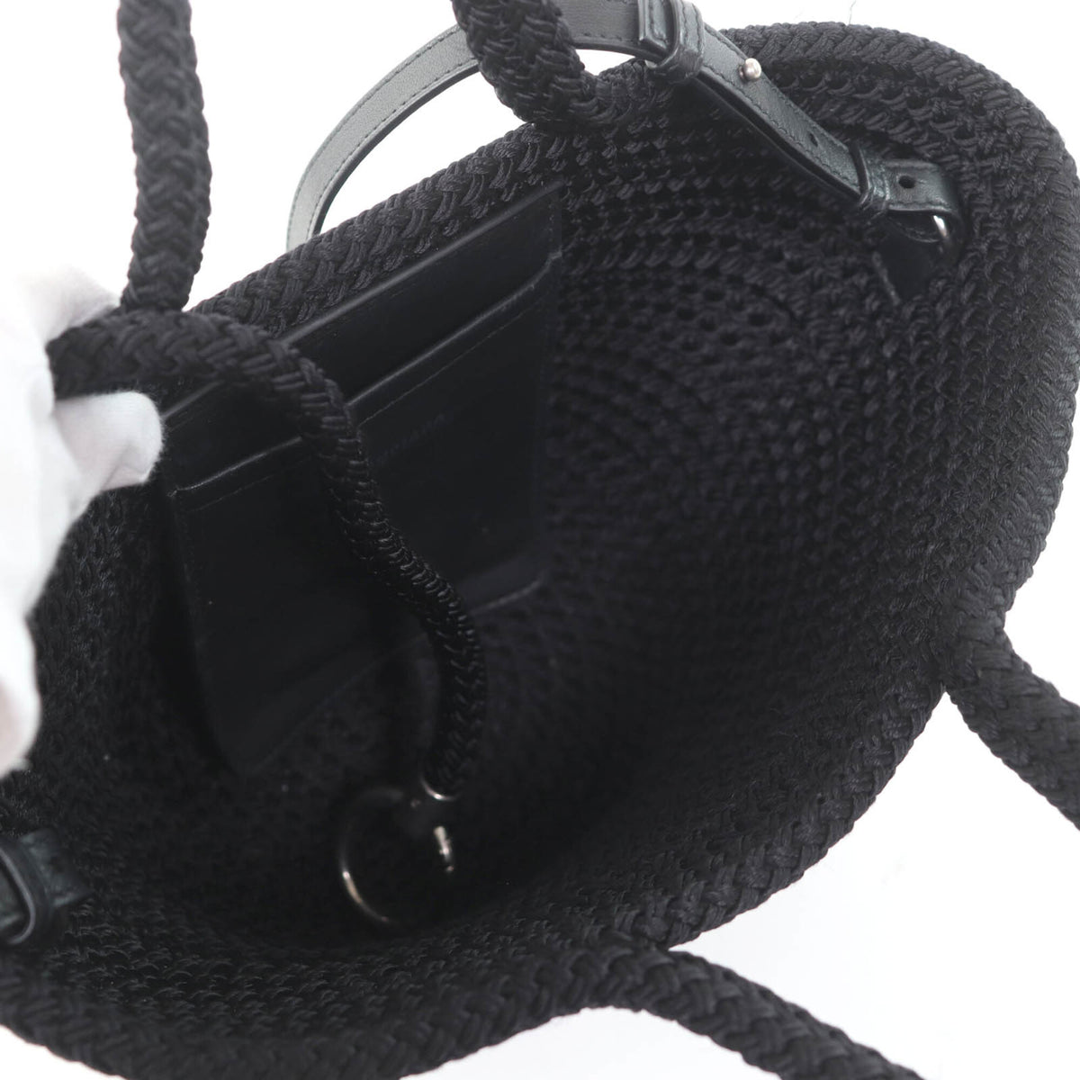 Balenciaga Black Leather Handbag Shoulder Bag (Pre-Owned)