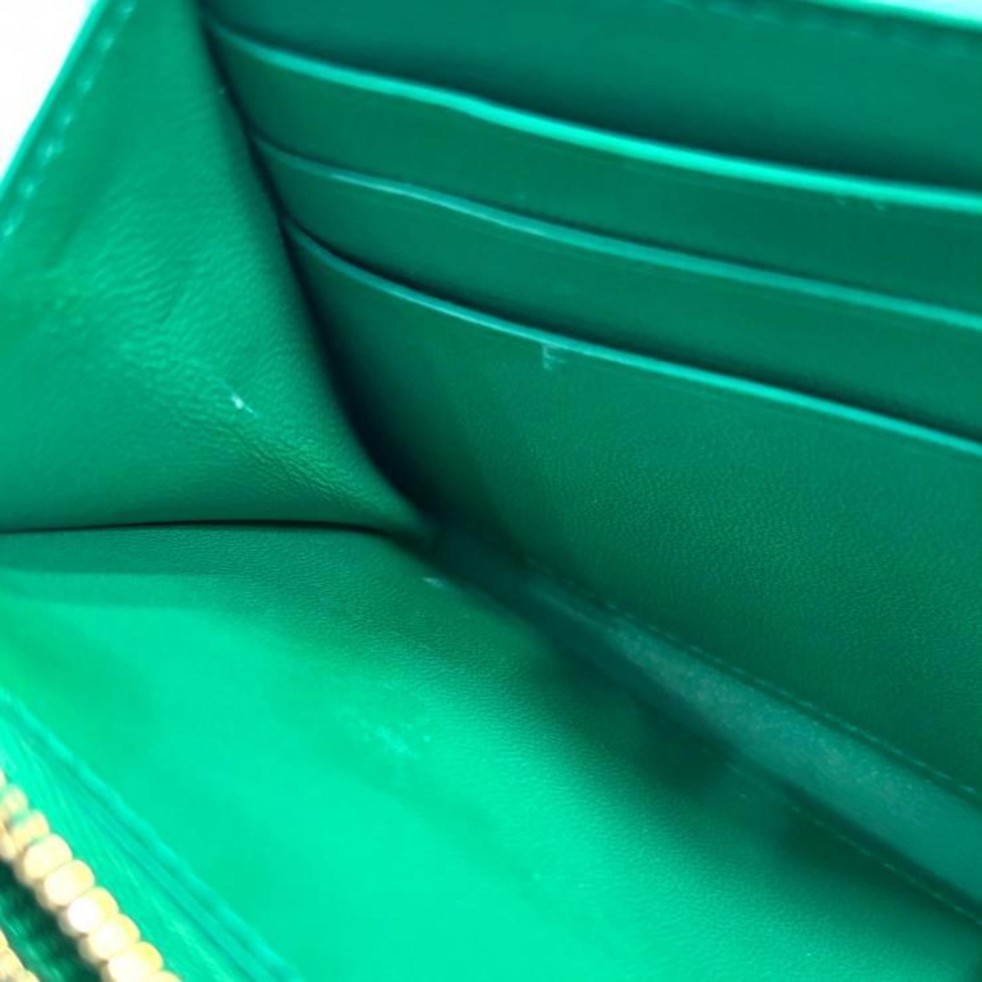 Bvlgari Green Long Wallet (Bi-Fold) (Pre-Owned)
