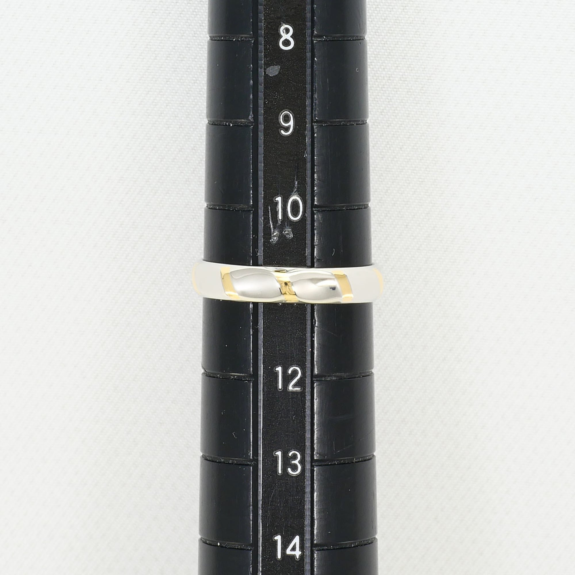 Celine Yellow Gold (18K) Platinum 850 Band Ring (Pre-Owned)