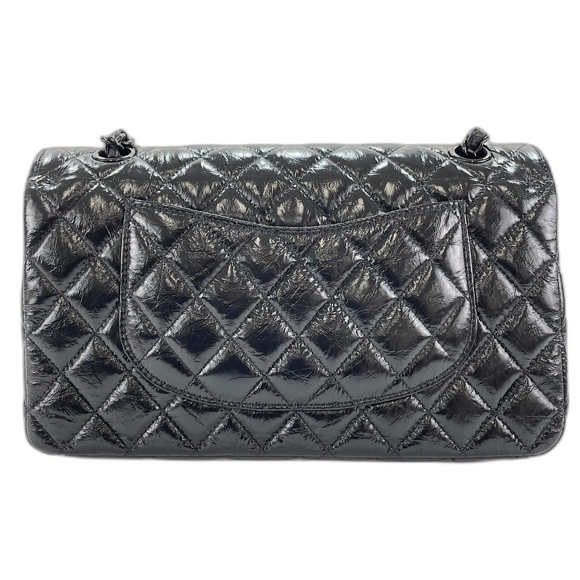 Chanel Matelasse Black Pvc Shoulder Bag (Pre-Owned)