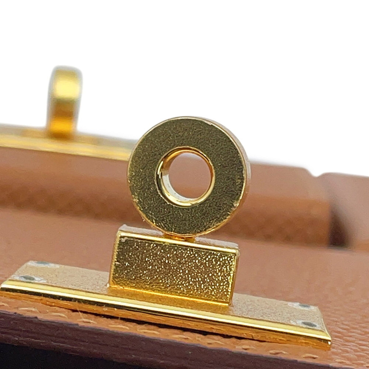 Hermes Kelly Gold Epsom Leather Handbag (Pre-Owned)