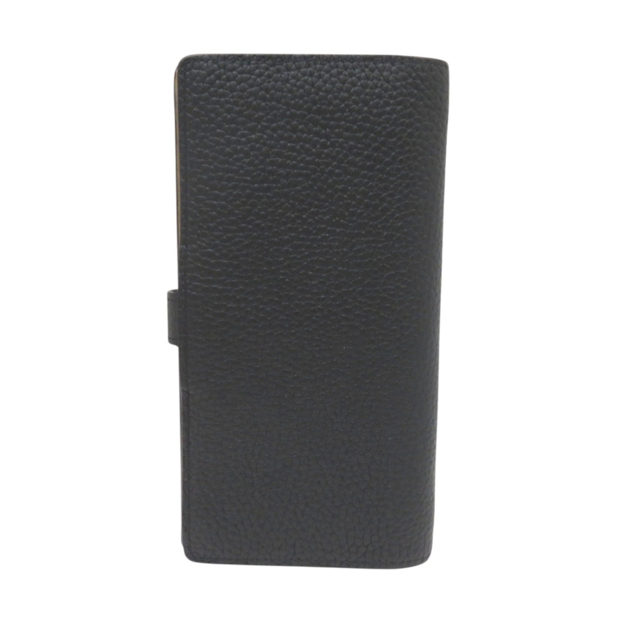 Louis Vuitton Black Leather Coin Purse/Coin Case (Pre-Owned)