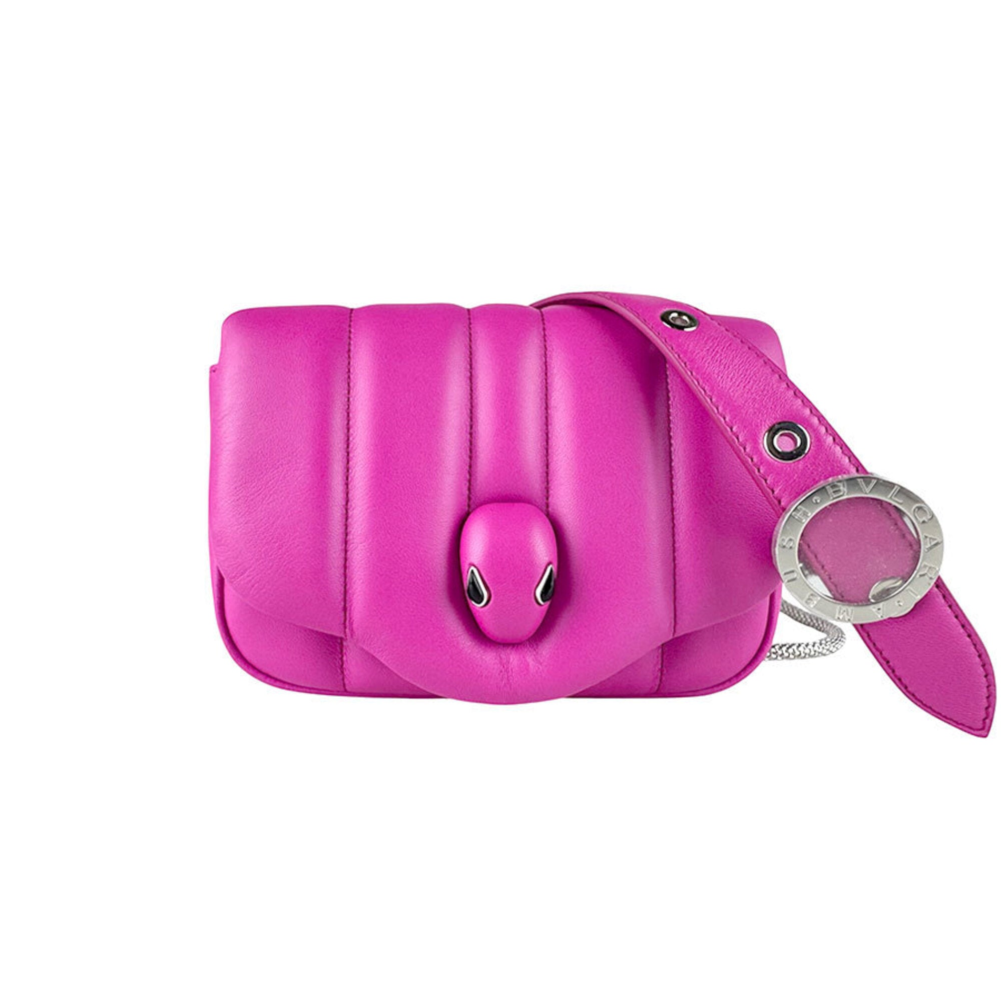 Bvlgari Pink Leather Fanny Pack Shoulder Bag (Pre-Owned)
