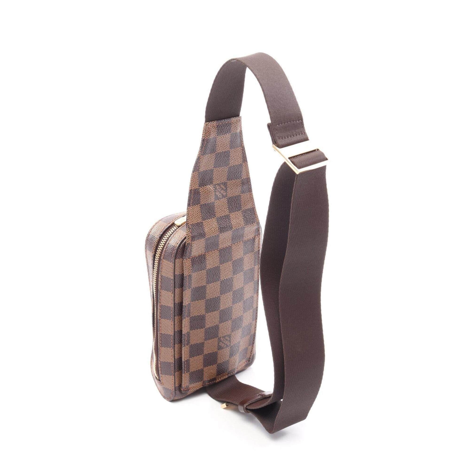 Louis Vuitton Brown Coated Canvas Fanny Pack Sling Bag (Pre-Owned)