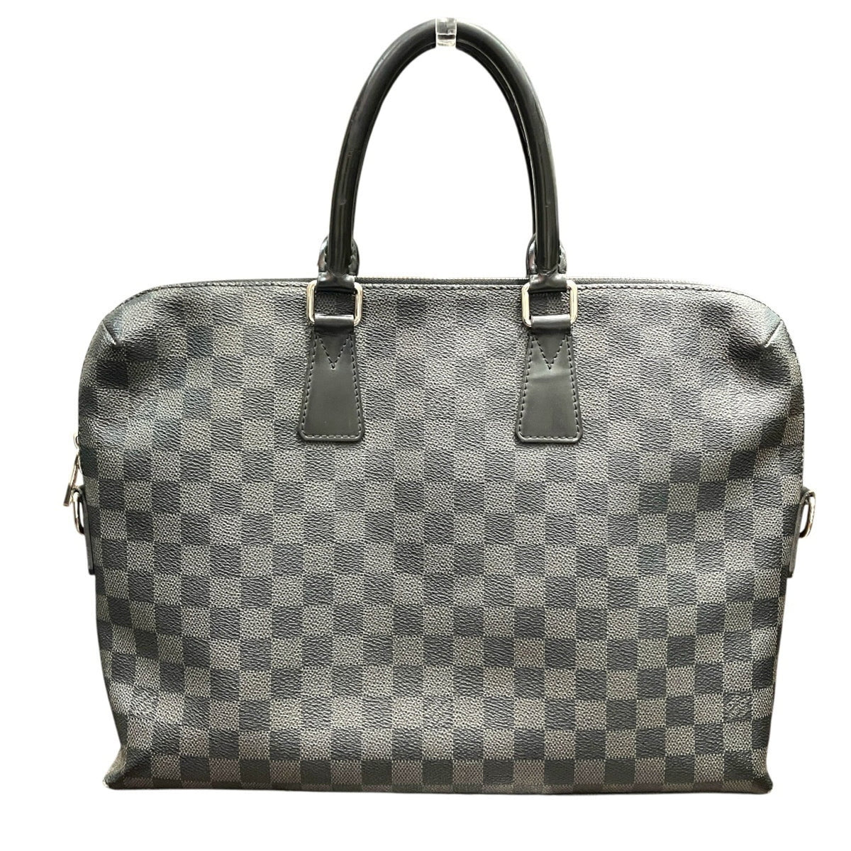 Louis Vuitton Black Damier Graphite Leather Briefcase (Pre-Owned)