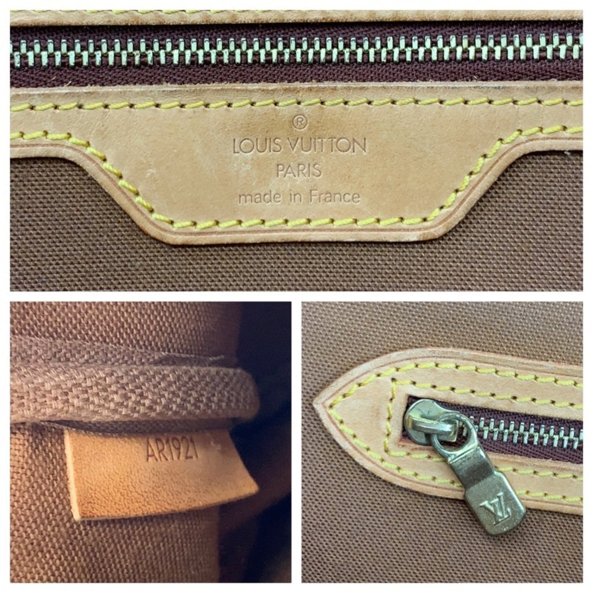 Louis Vuitton Brown Green Monogram Pvc Messenger Bag Shoulder Bag (Pre-Owned)