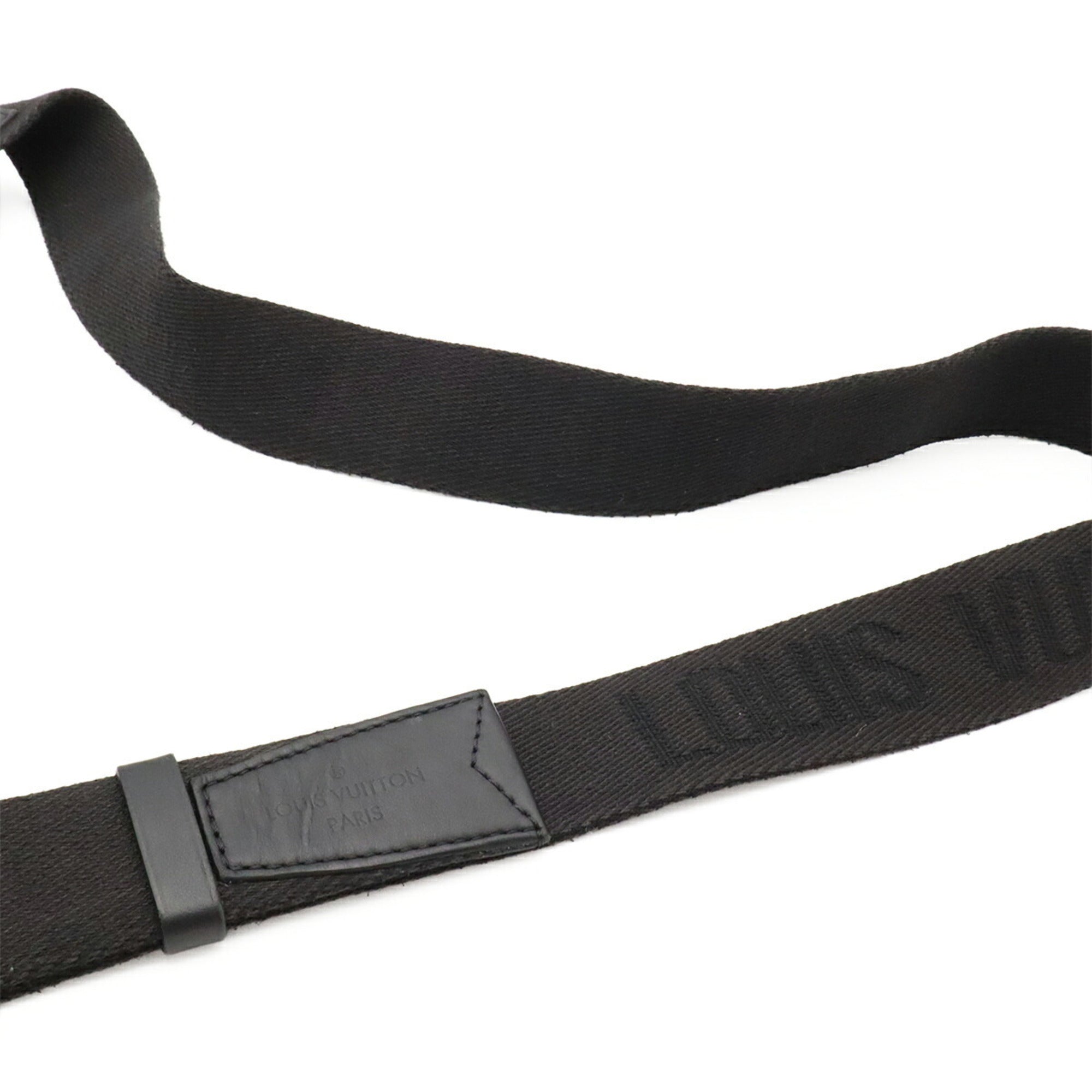 Louis Vuitton Black Noir Leather Sling Bag (Pre-Owned)