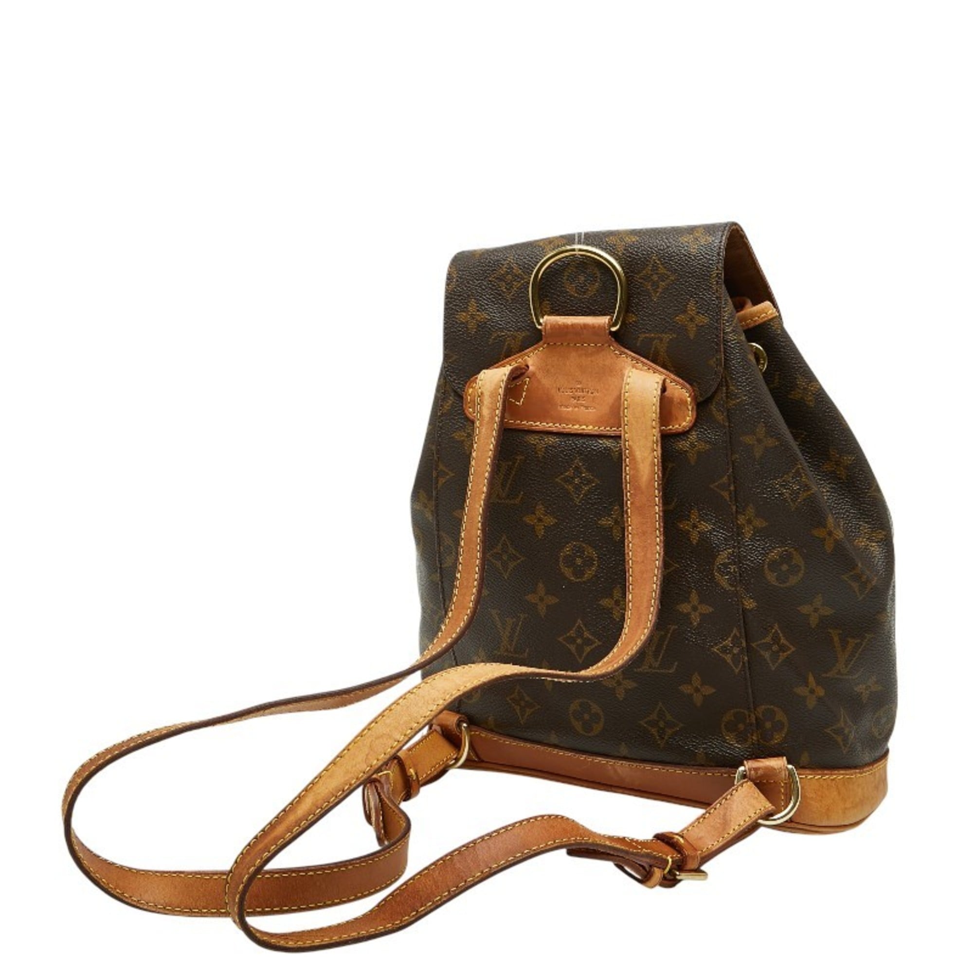 Louis Vuitton Brown Pvc Leather Backpack (Pre-Owned)