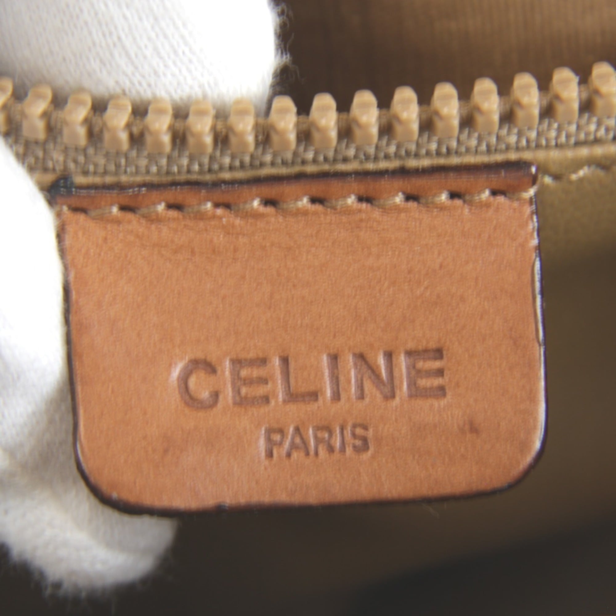 Celine Brown Leather Pvc Shoulder Bag (Pre-Owned)