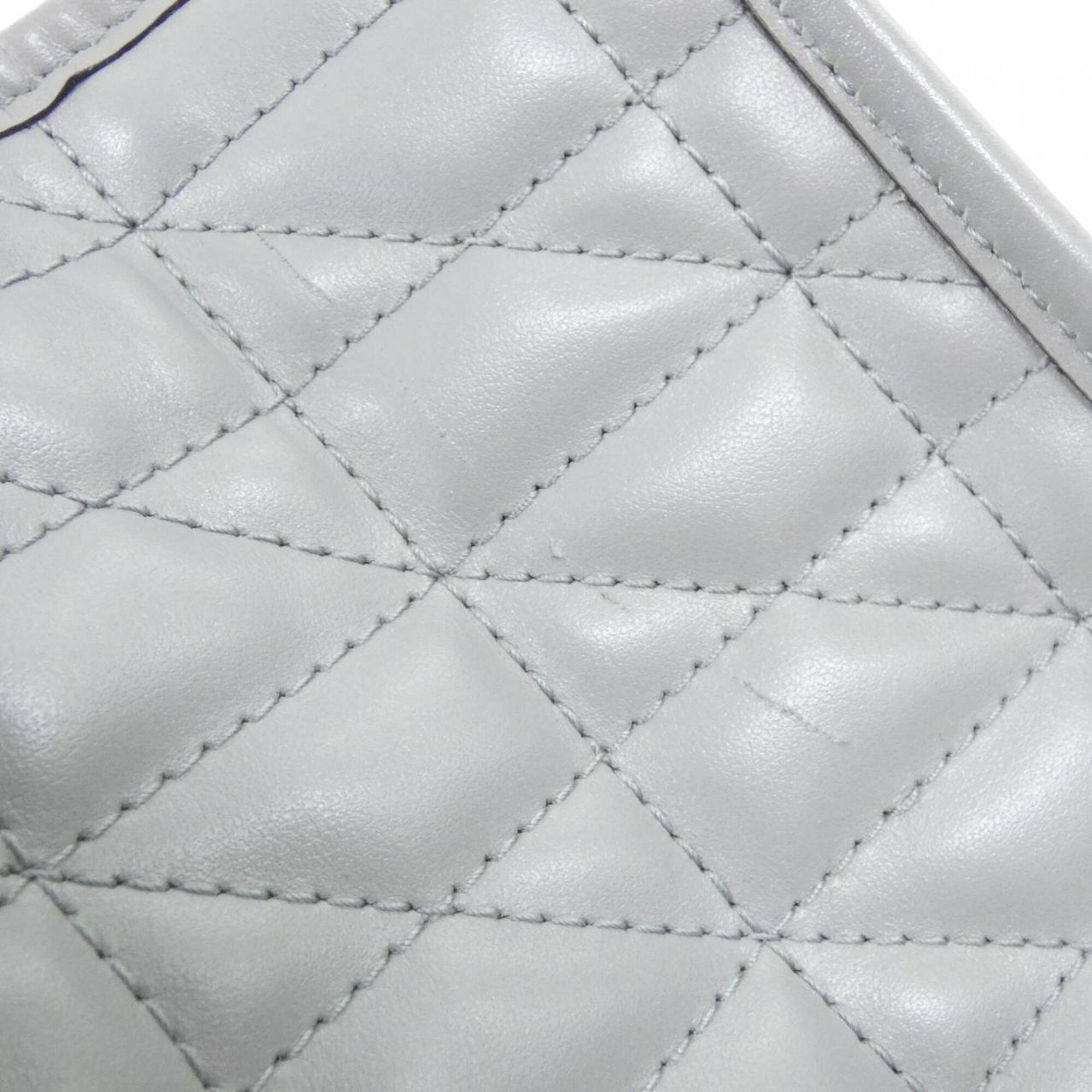 Gucci Gray Leather Handbag (Pre-Owned)