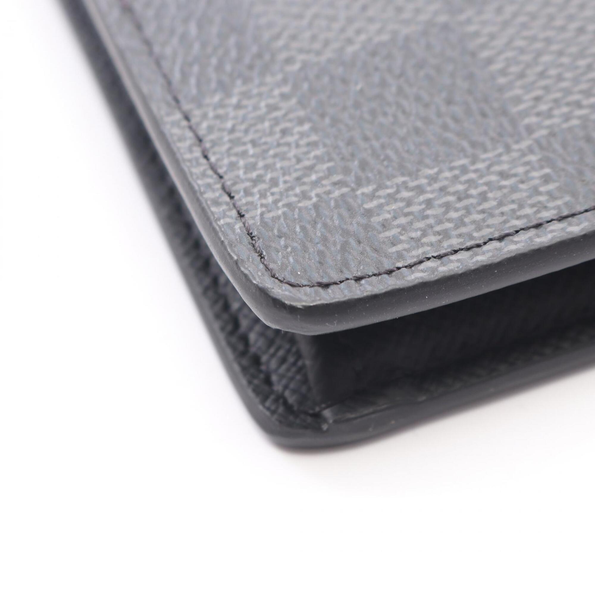 Louis Vuitton Black Pvc Long Wallet (Bi-Fold) (Pre-Owned)