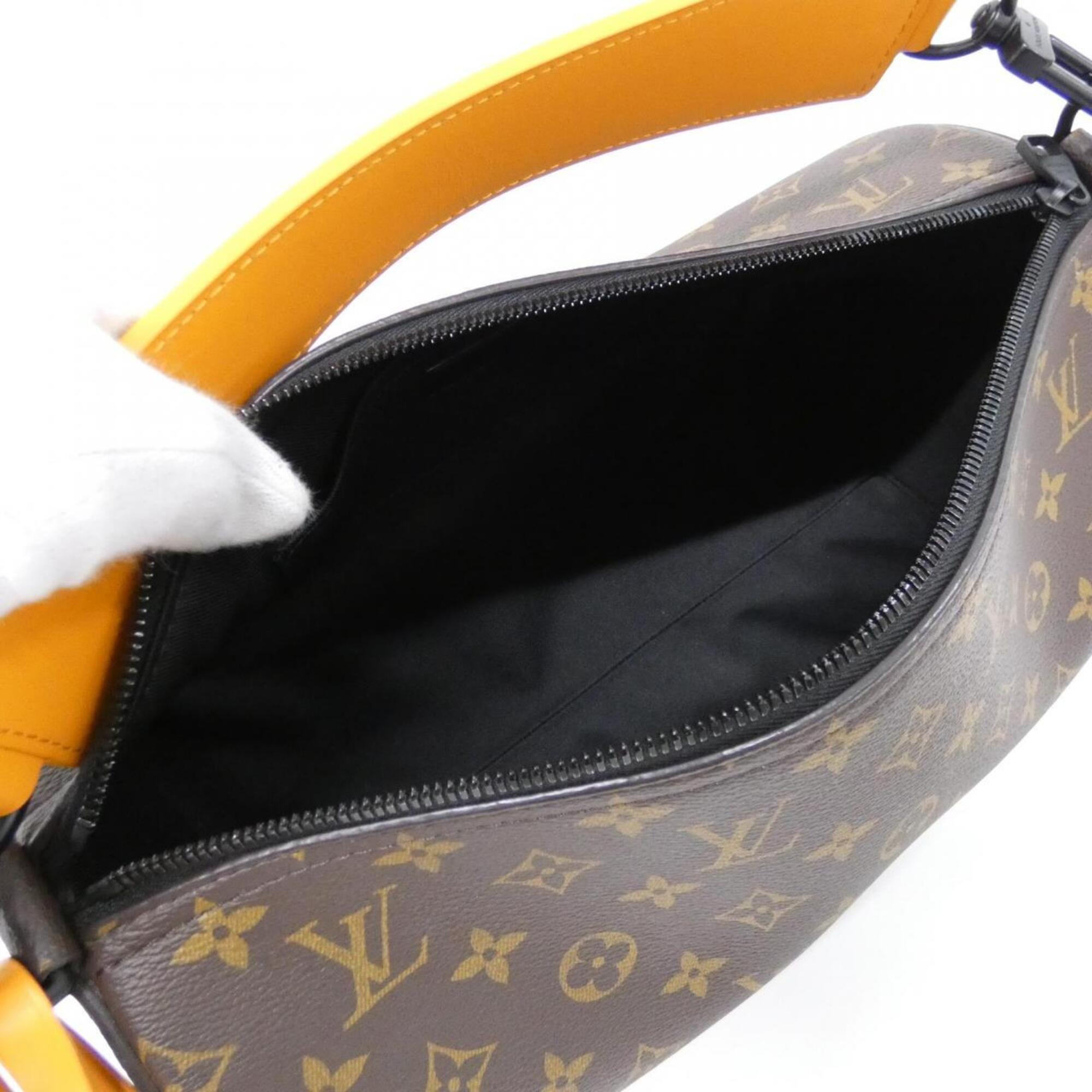 Louis Vuitton Marron Saffron Coated Canvas Shoulder Bag (Pre-Owned)