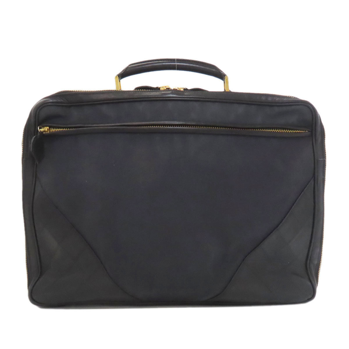 Chanel Black Canvas Briefcase (Pre-Owned)